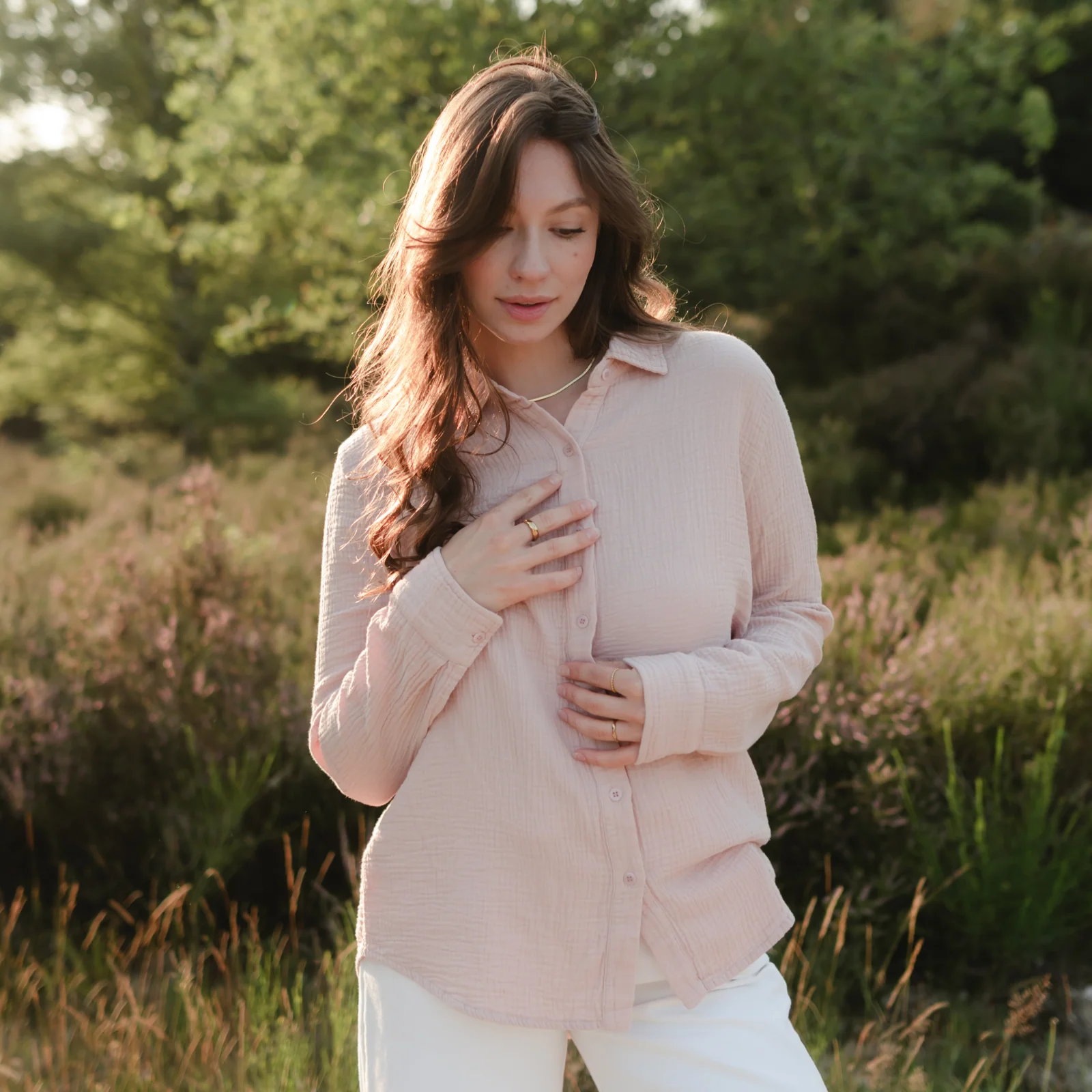 Musselin Bluse Fenja - Image 3