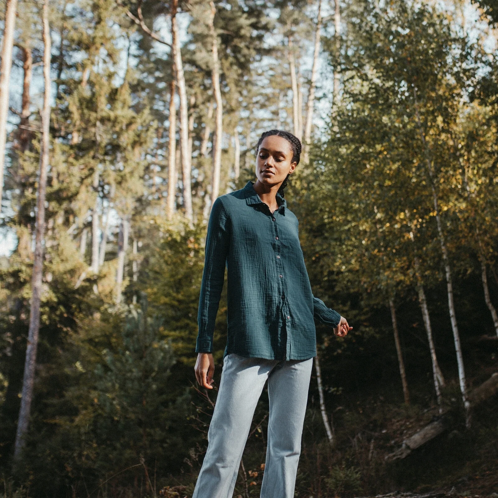 Musselin Bluse Fenja - Image 6
