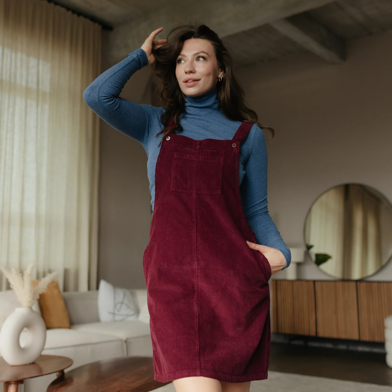 Cord Latzkleid Mika - Image 4
