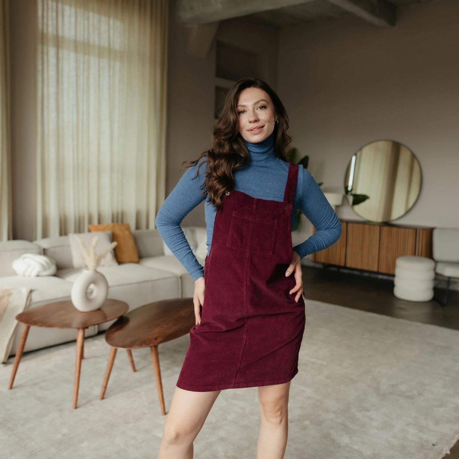 Cord Latzkleid Mika - Image 6