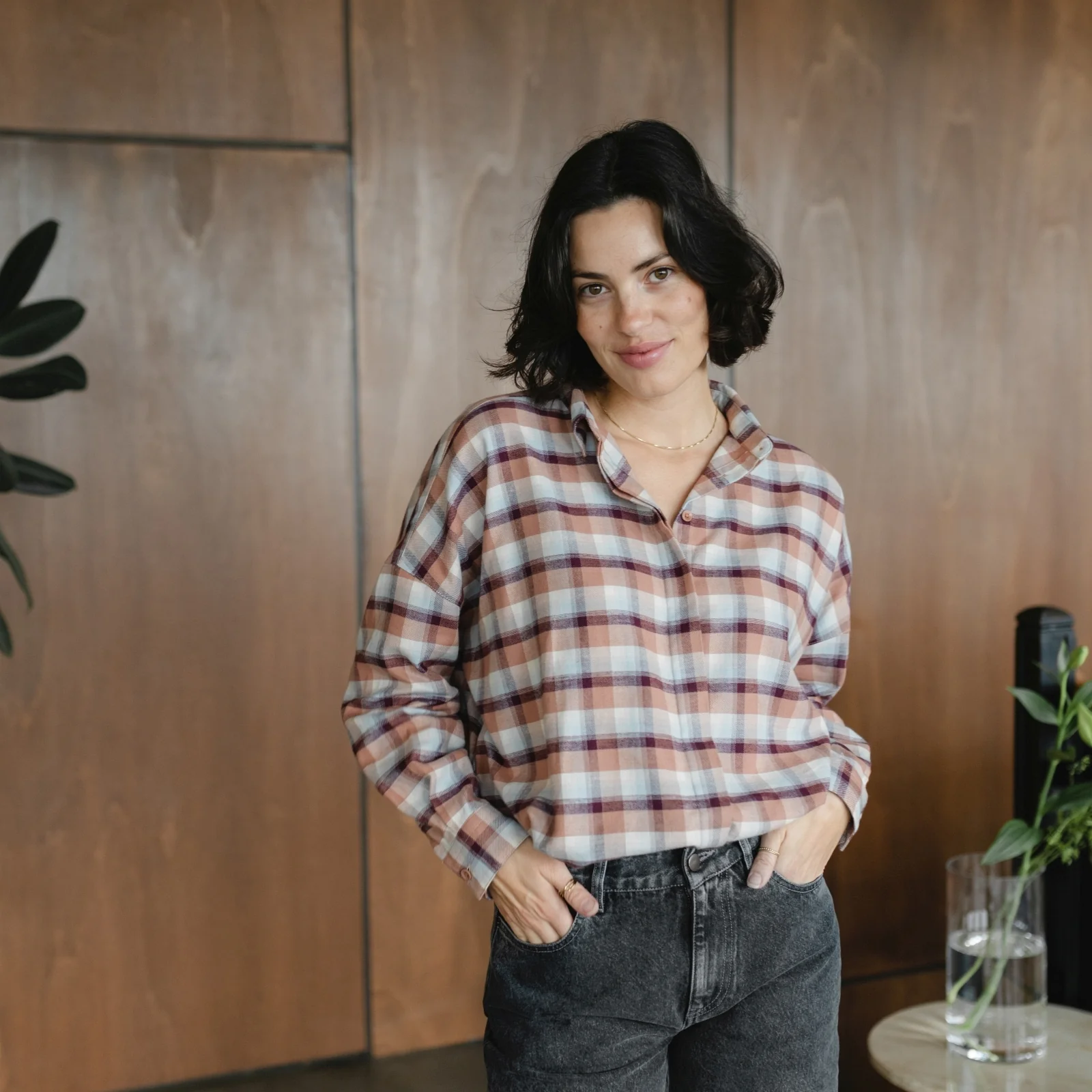 Flanell Bluse Femke - Image 3