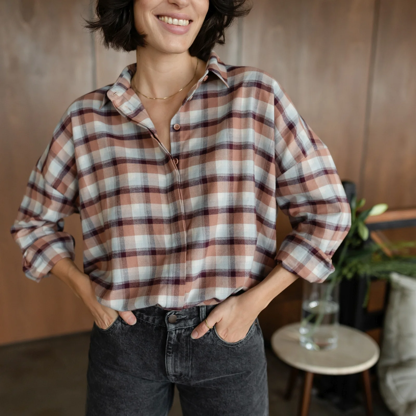 Flanell Bluse Femke - Image 4