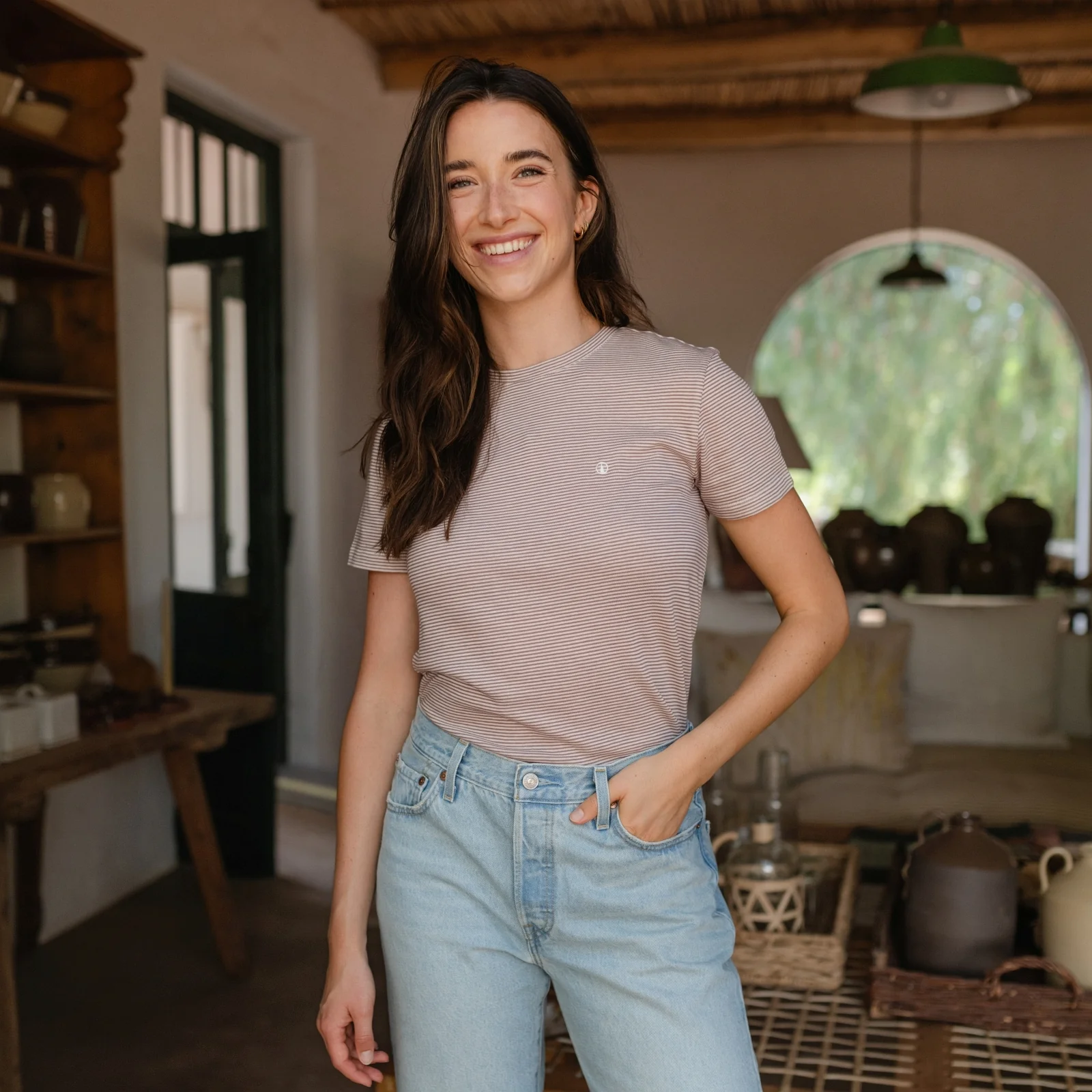Gestreiftes T-Shirt Alva