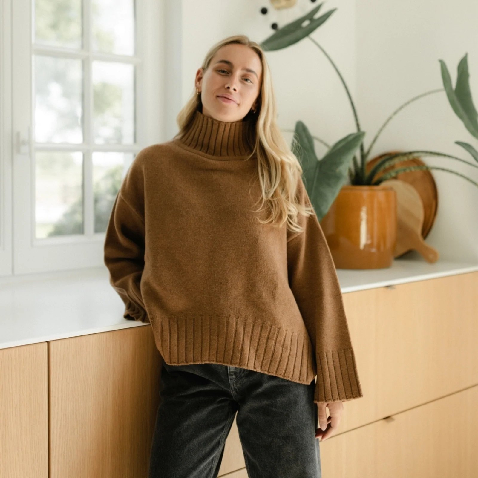 Wollpullover mit Rollkragen Mina - Image 12