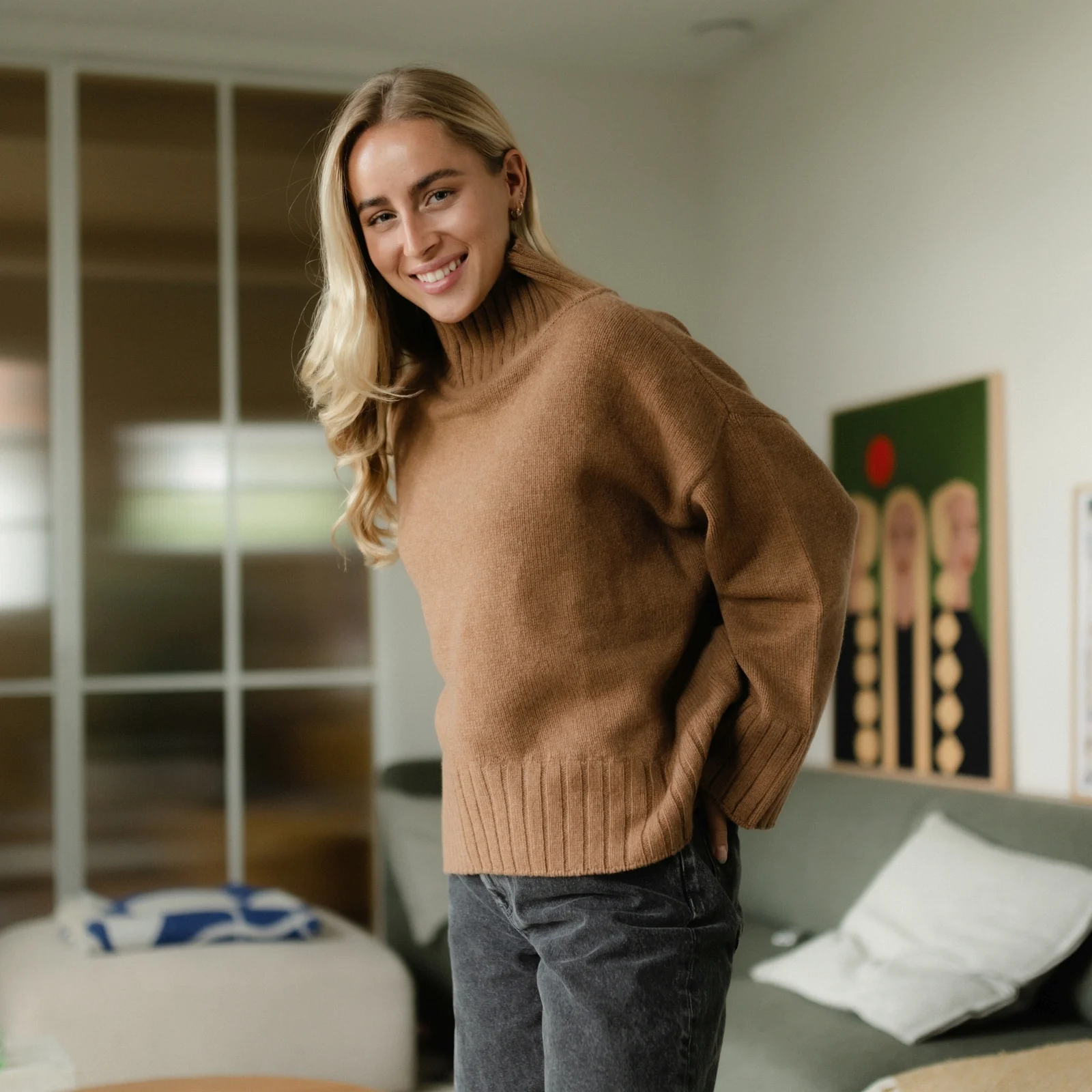 Wollpullover mit Rollkragen Mina - Image 14