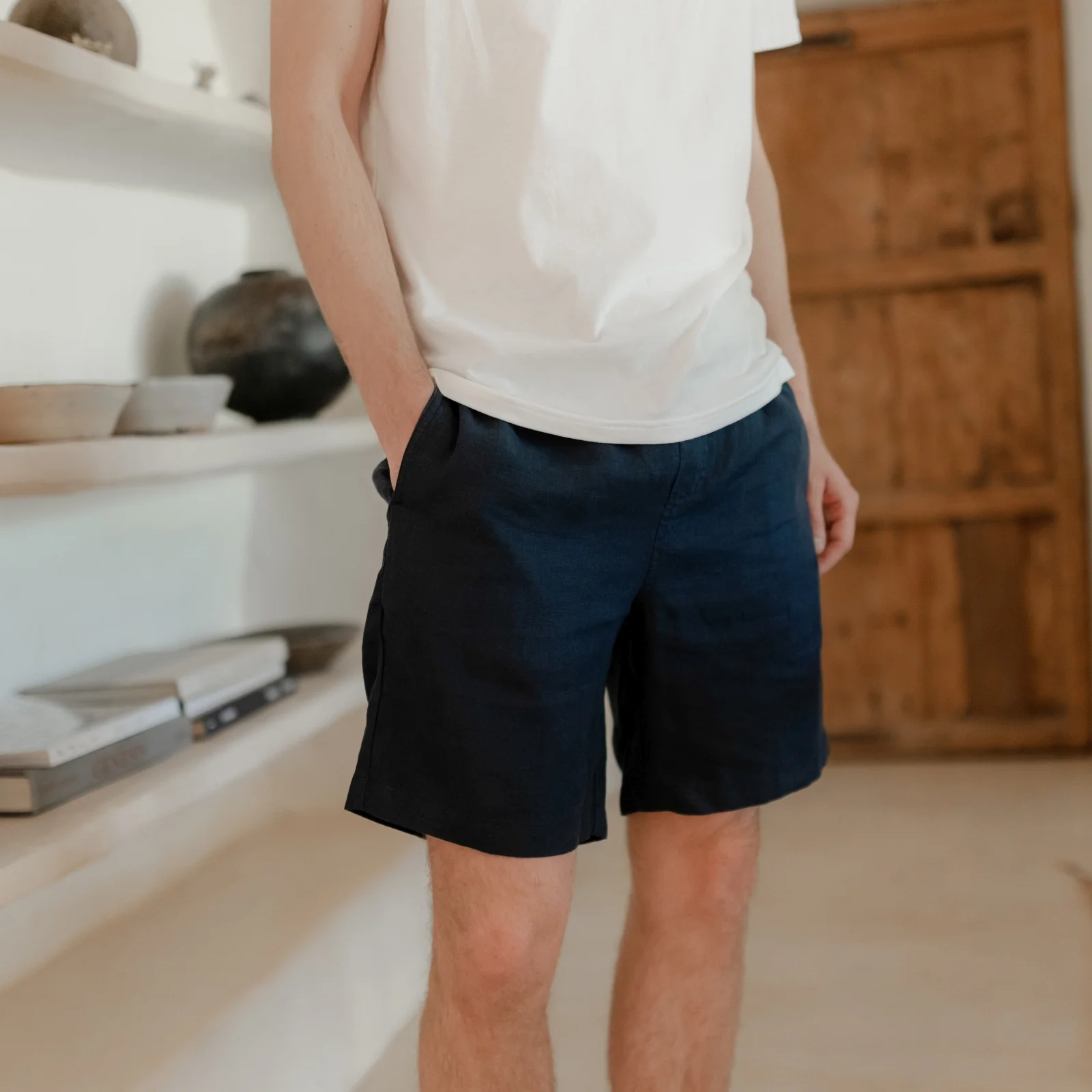 Herren Leinen Shorts Nils - Image 11