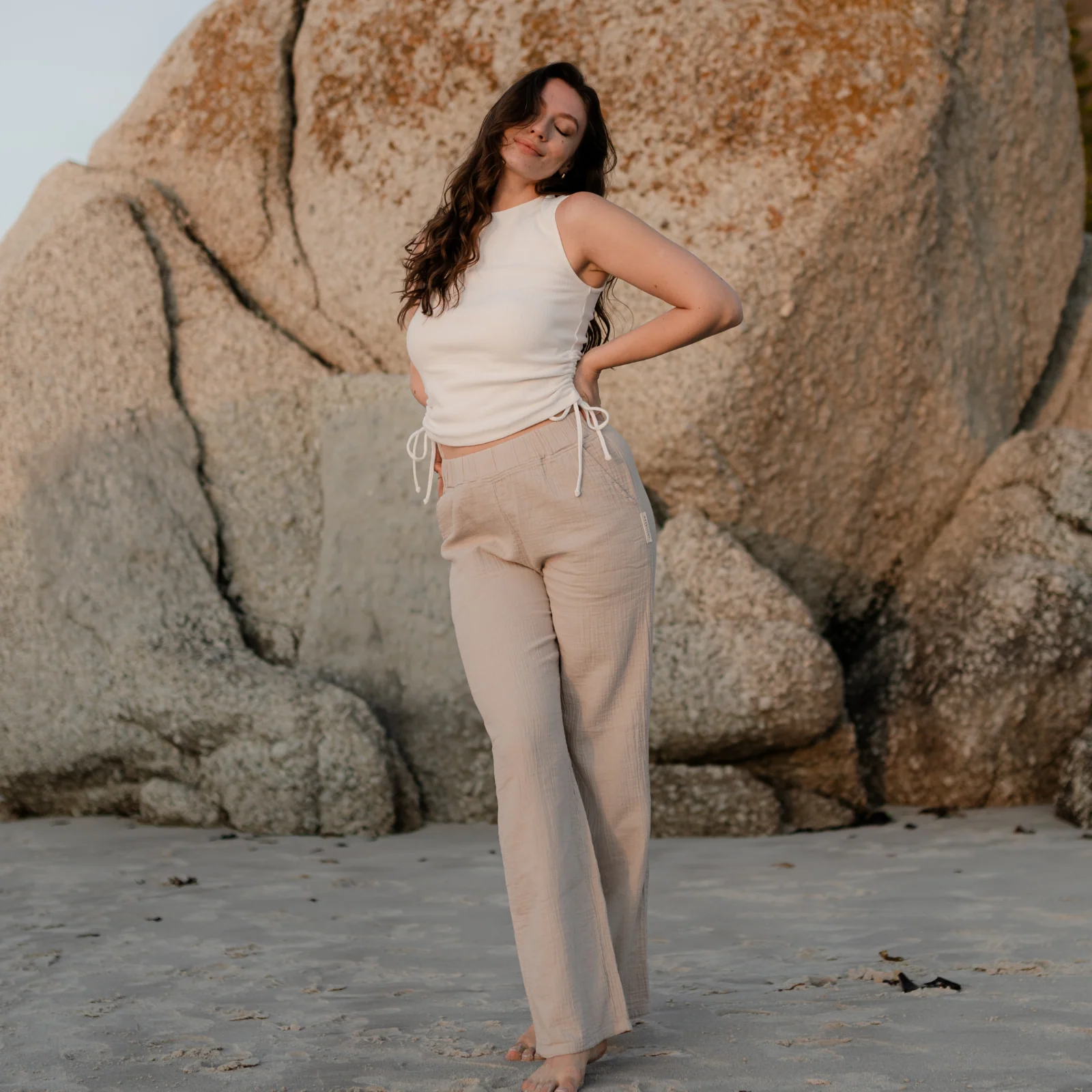 Musselin Hose Leja Lang - Image 3