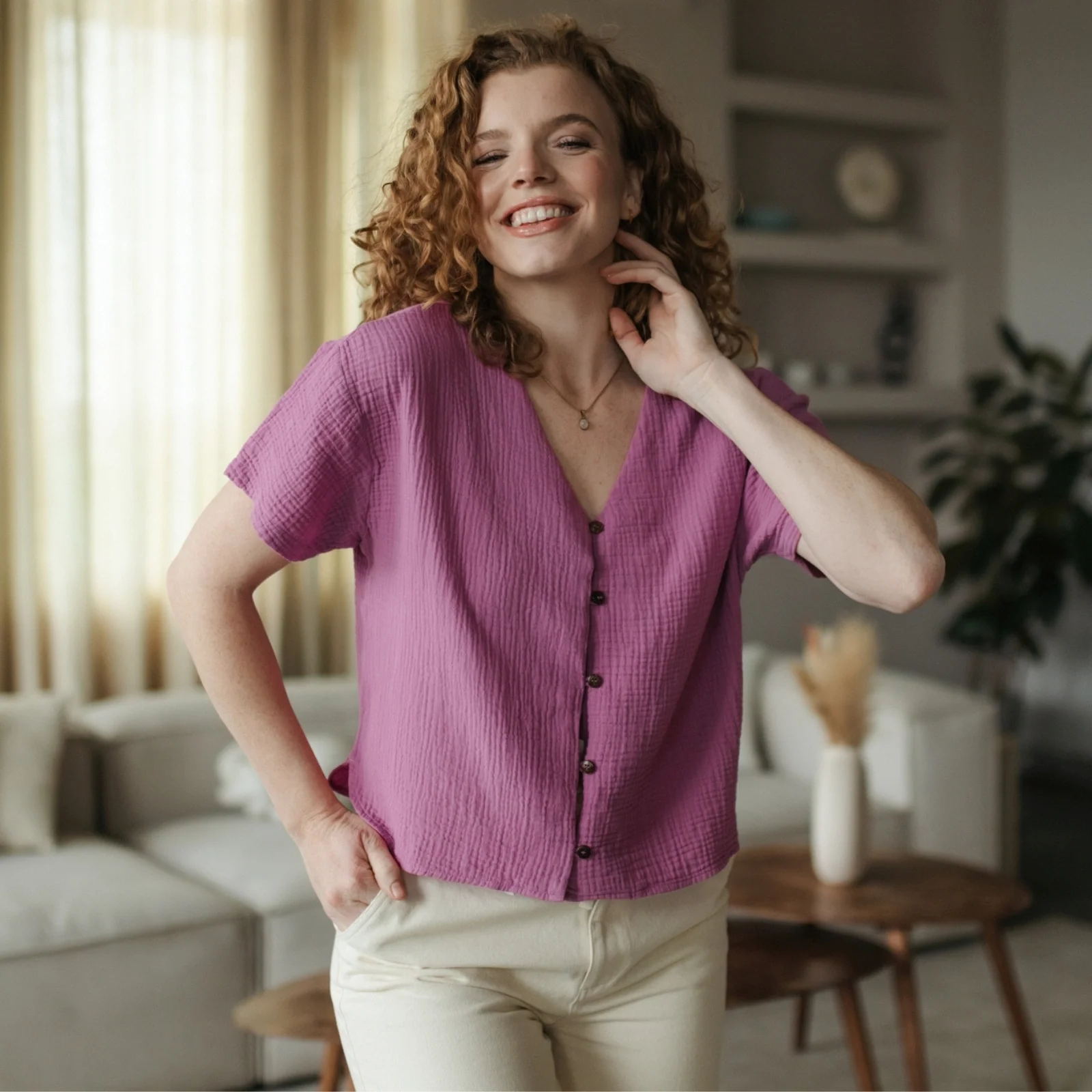 Musselin Shirt Freja - Image 21