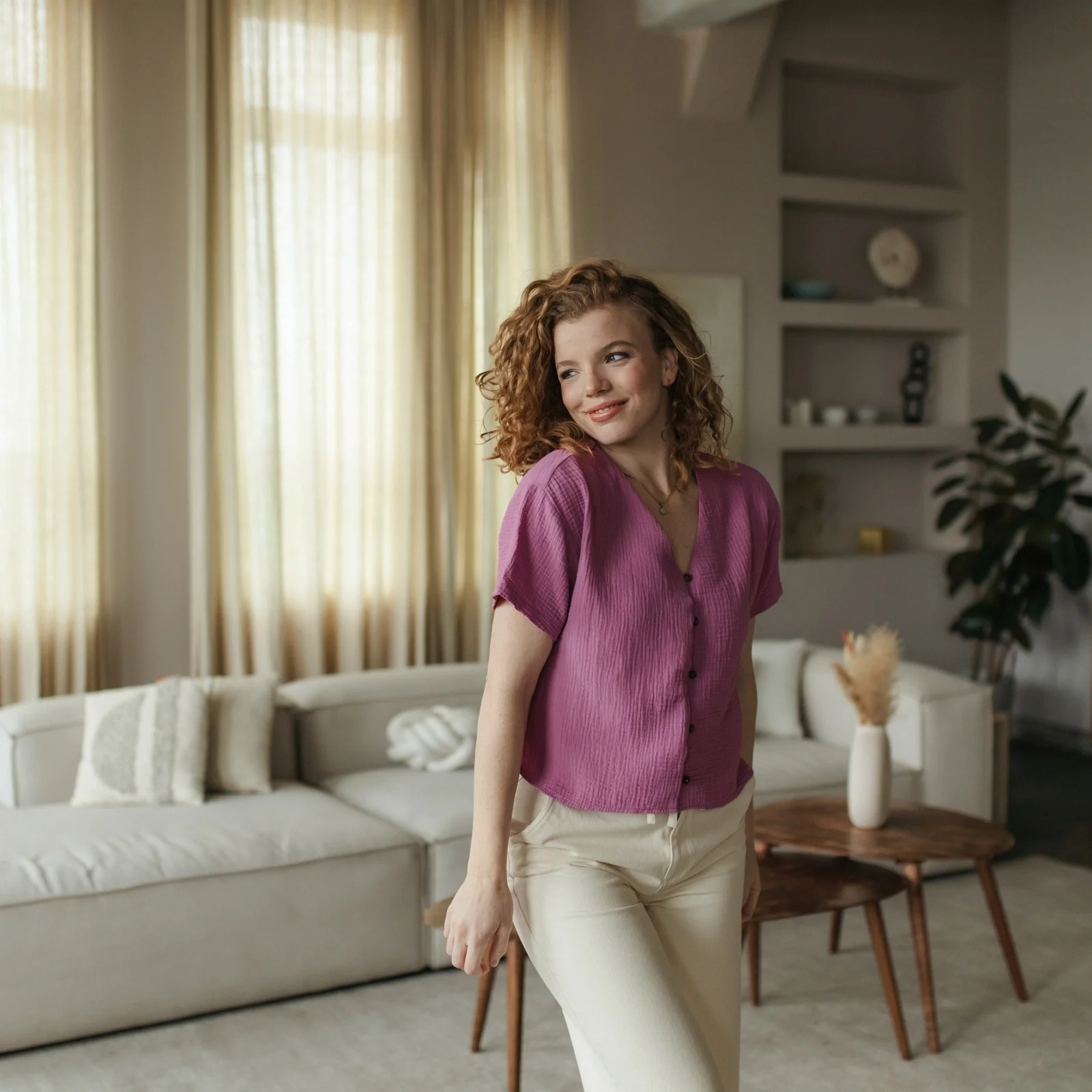 Musselin Shirt Freja - Image 26