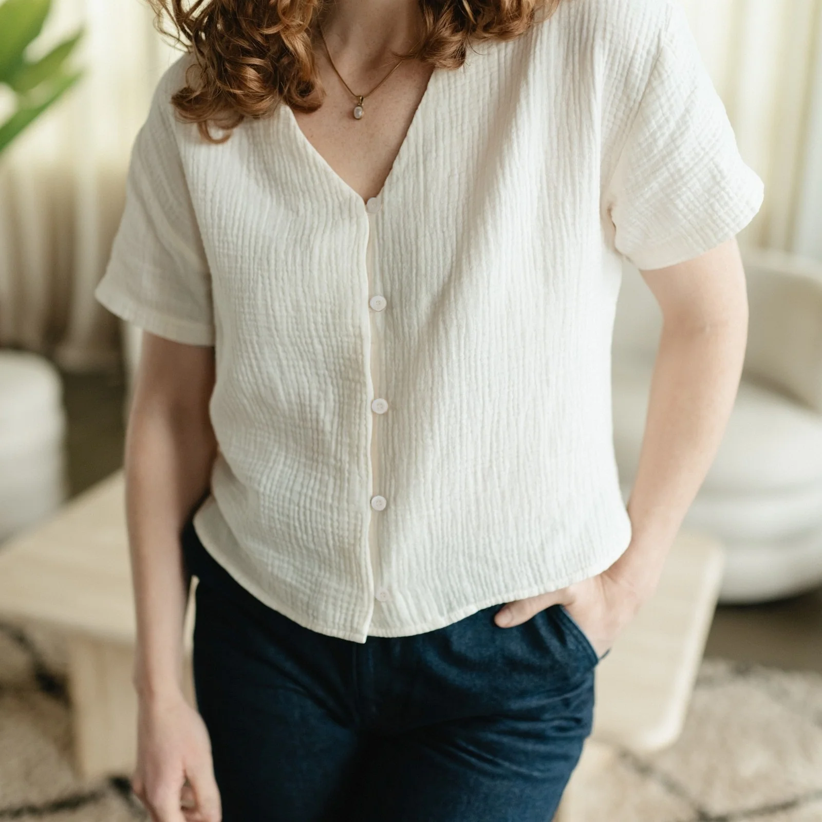 Musselin Shirt Freja - Image 10