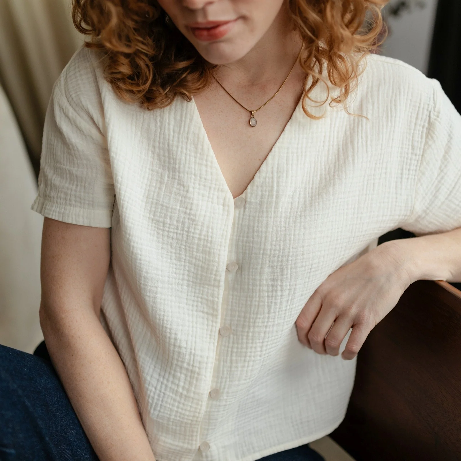 Musselin Shirt Freja - Image 5