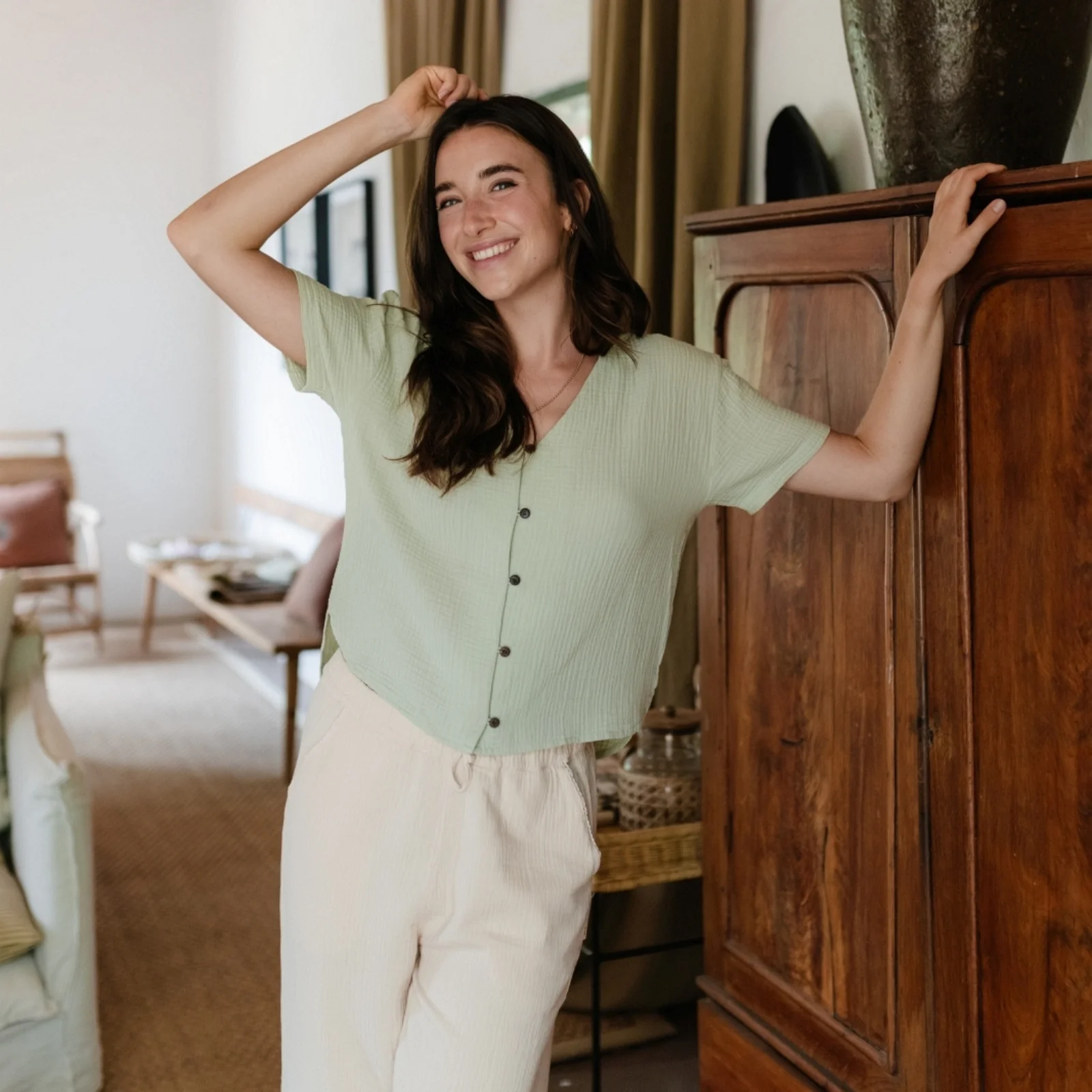 Musselin Shirt Freja - Image 8