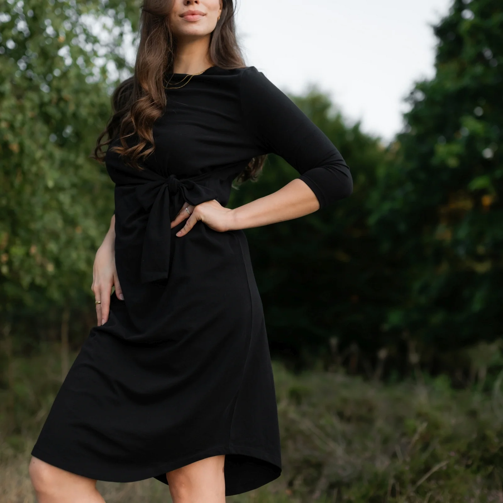 Langarm Jersey Kleid Greta - Image 13