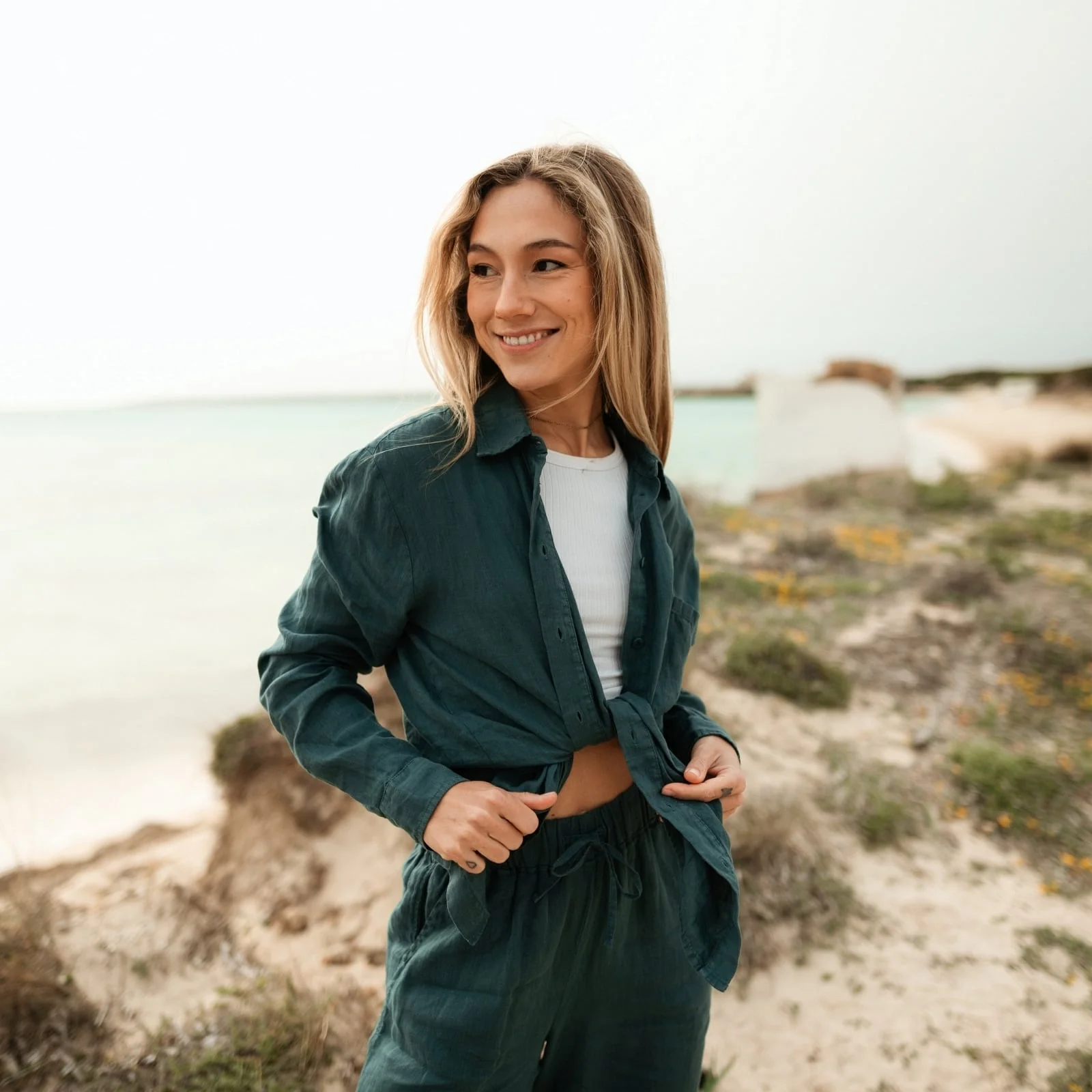 Leinen Bluse Cilia - Image 17