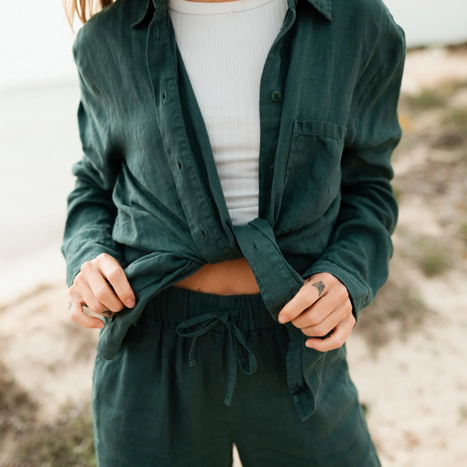 Leinen Bluse Cilia - Image 18