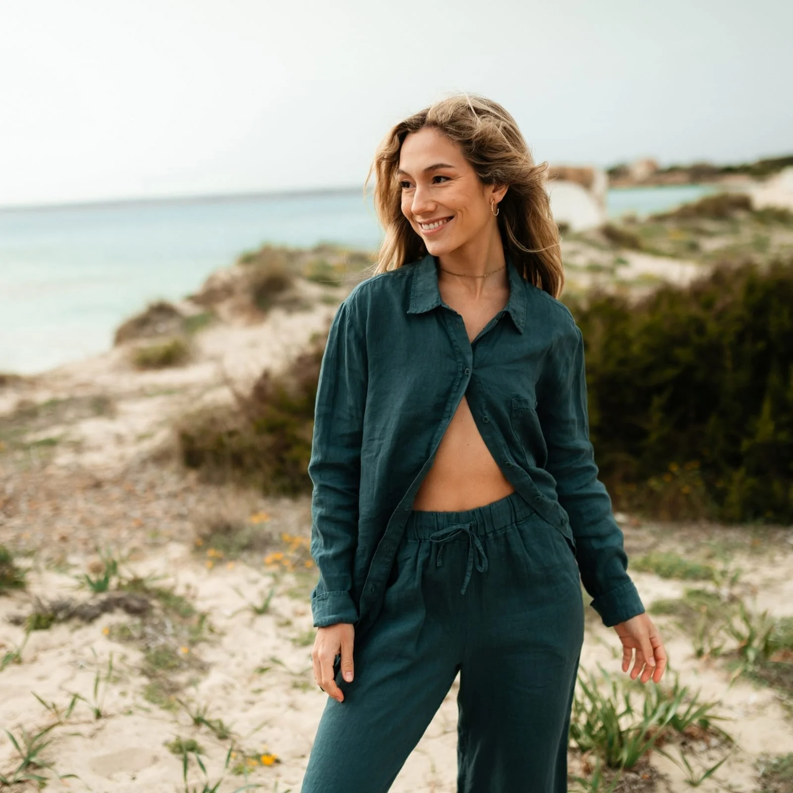 Leinen Bluse Cilia - Image 20
