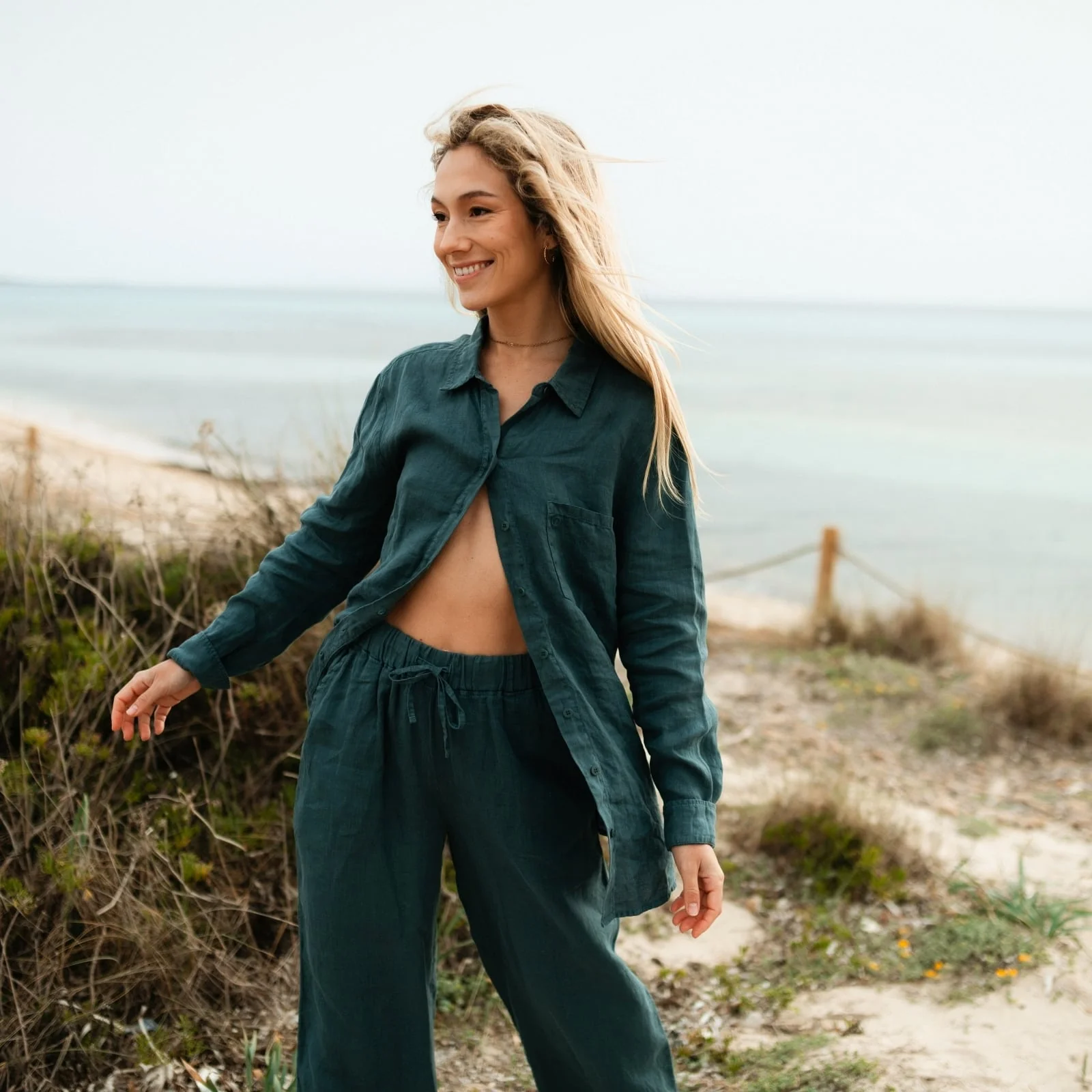 Leinen Bluse Cilia - Image 3