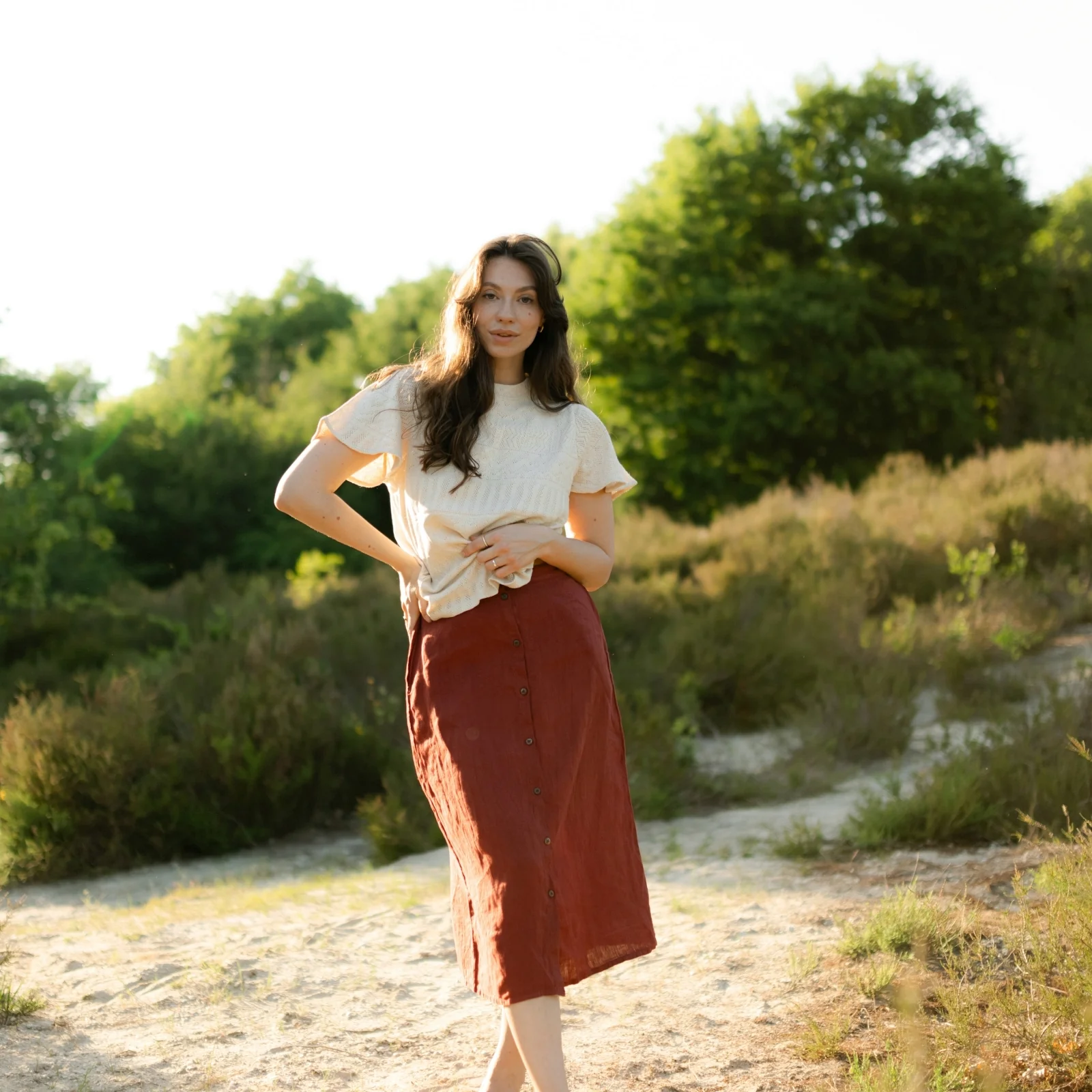 Leinen Rock Alia - Image 33