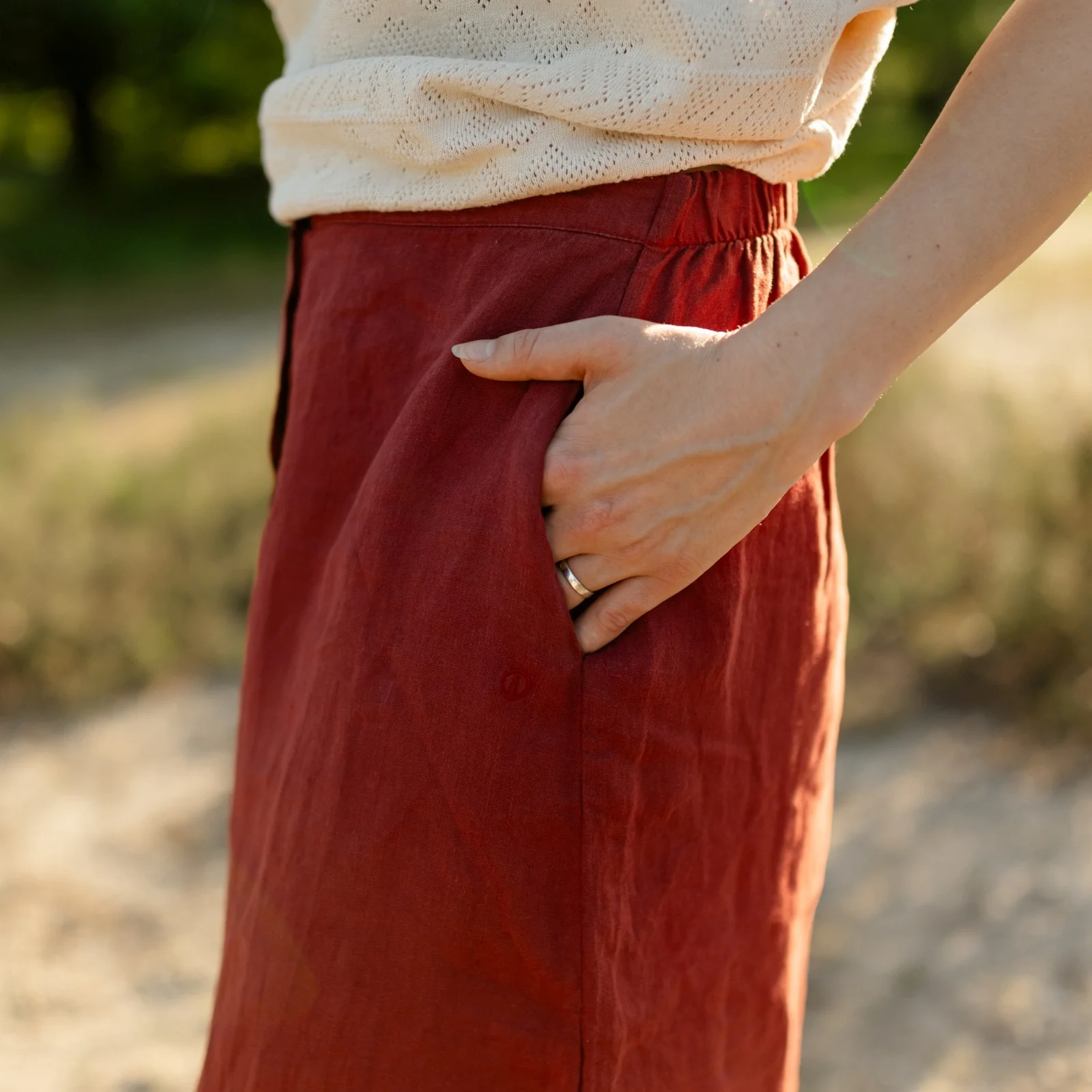 Leinen Rock Alia - Image 35