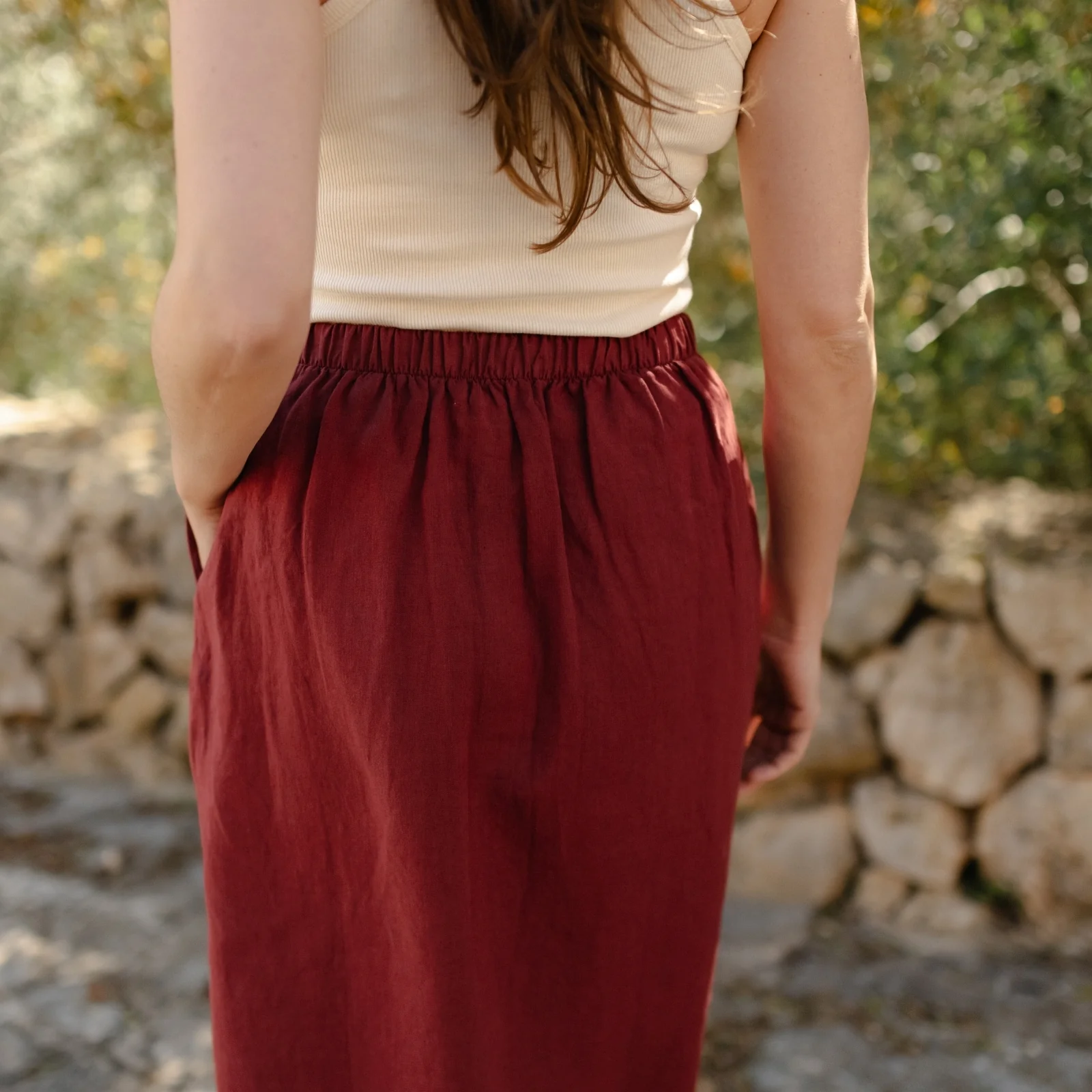 Leinen Rock Alia - Image 7