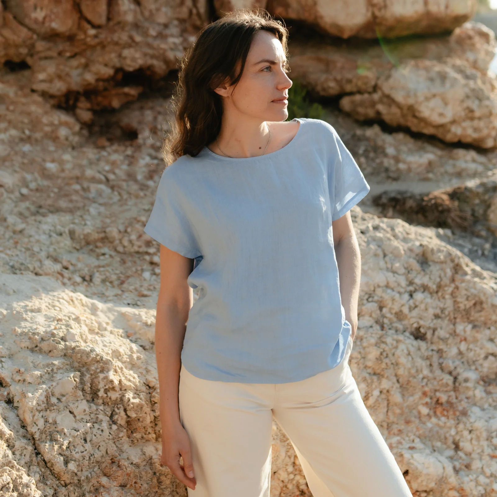 Leinen T-Shirt Ida - Image 14
