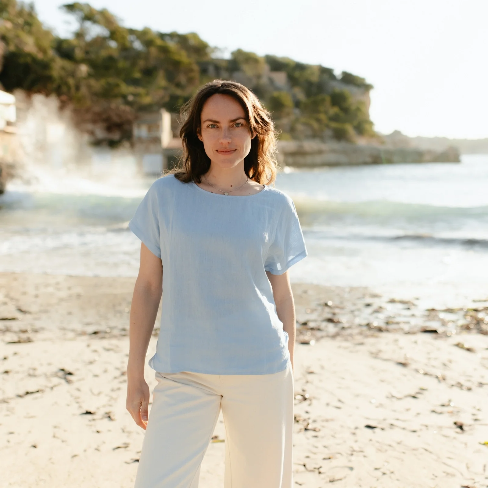 Leinen T-Shirt Ida - Image 4