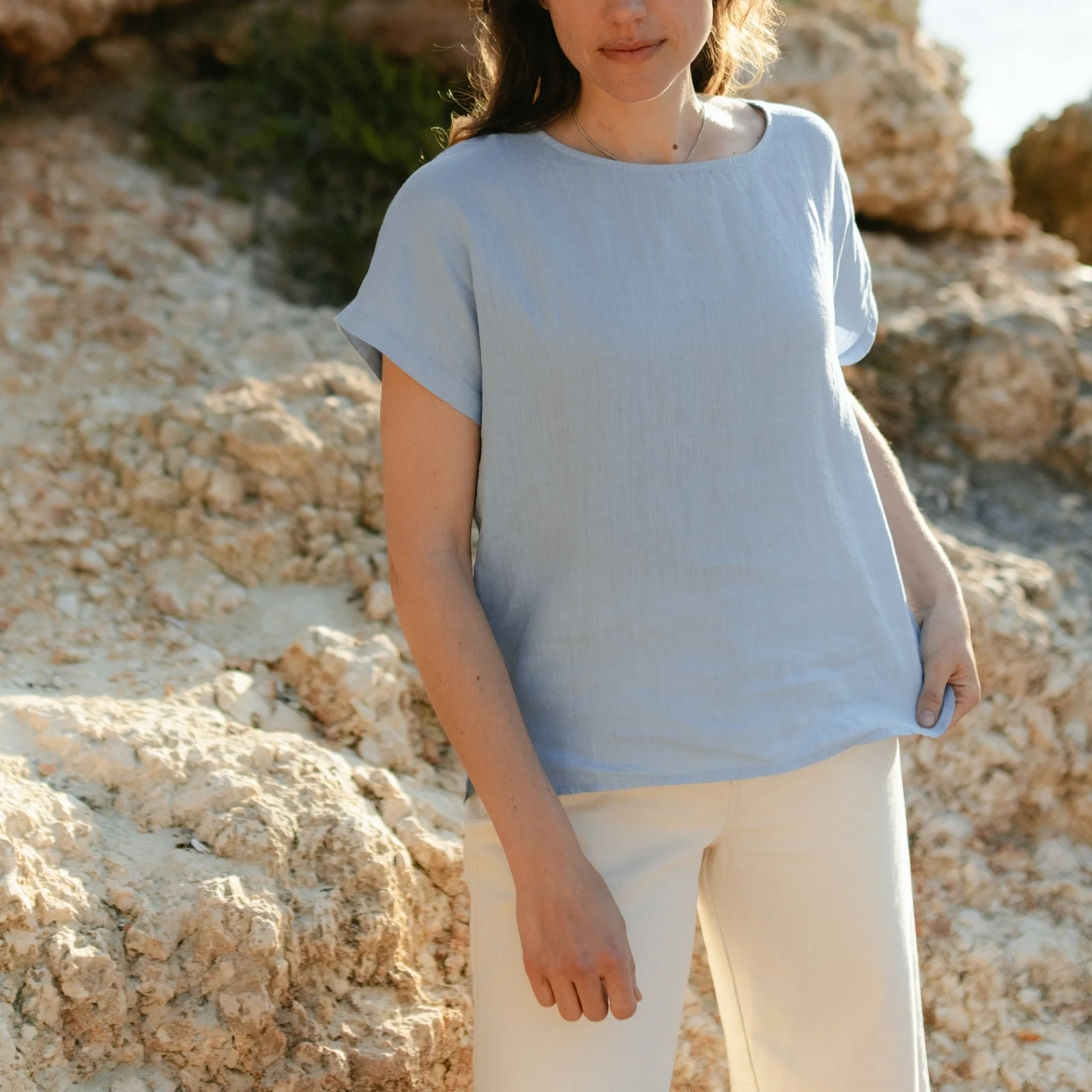 Leinen T-Shirt Ida - Image 7