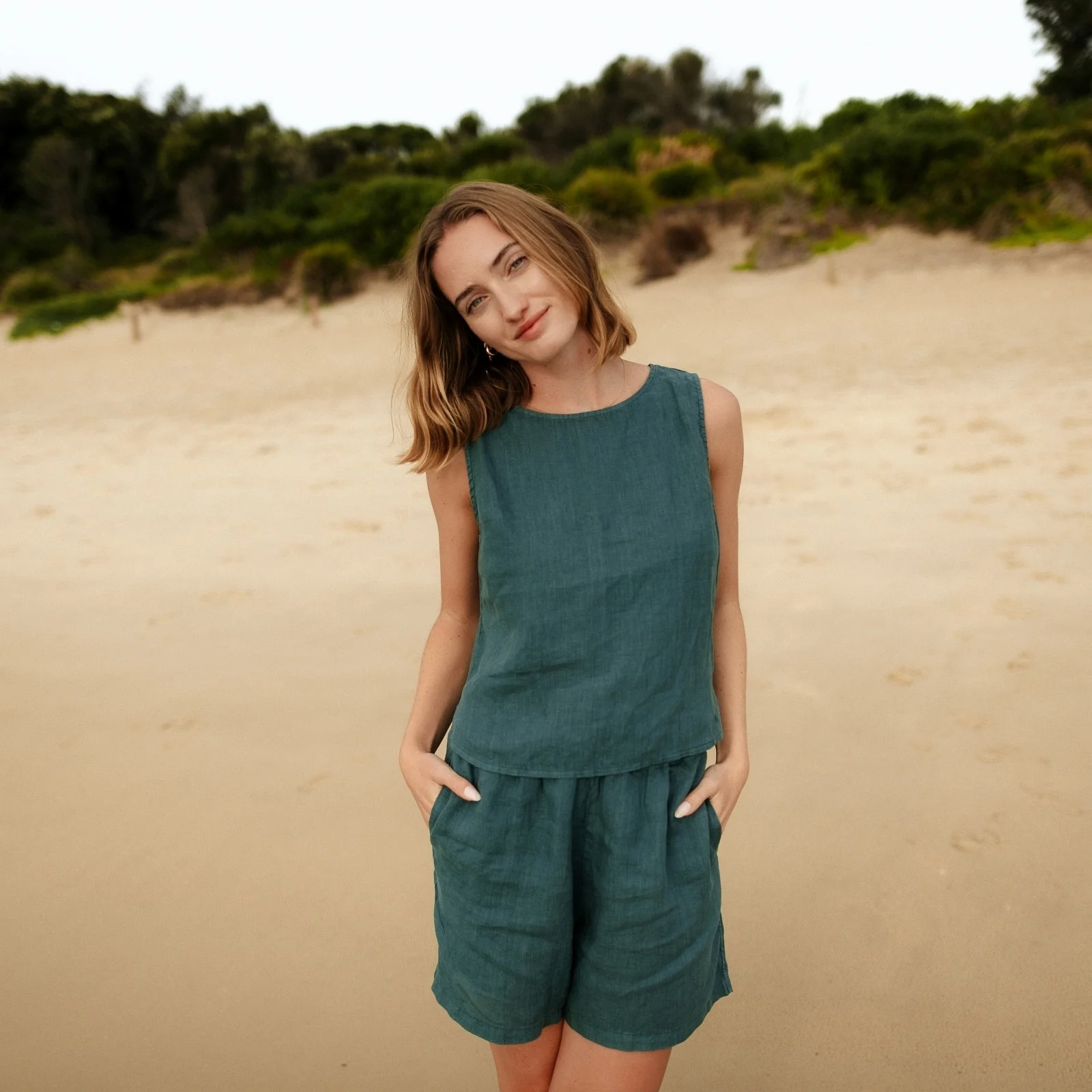 Leinen Top Elsa - Image 8
