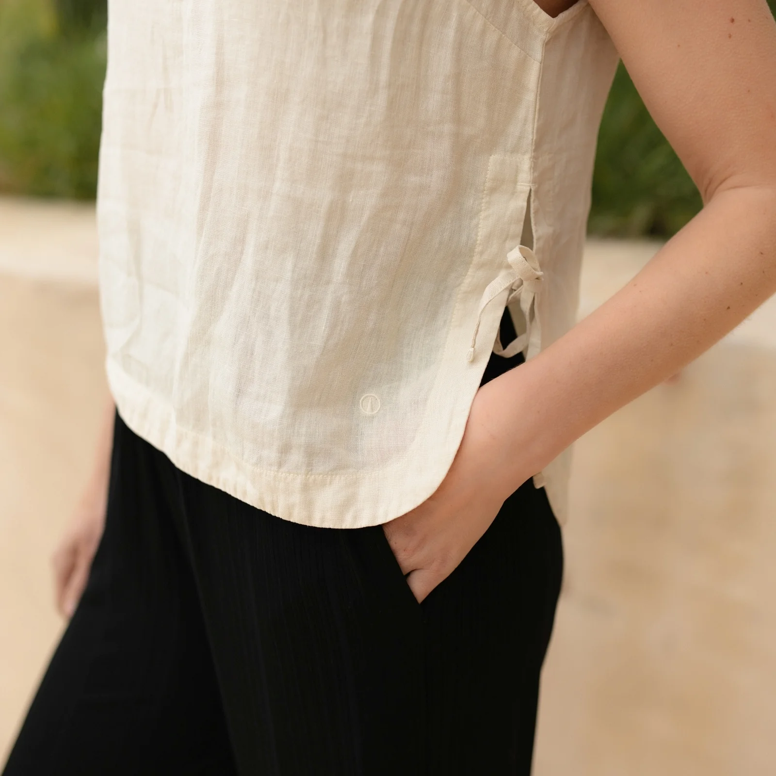 Leinen Top Elsa - Image 15