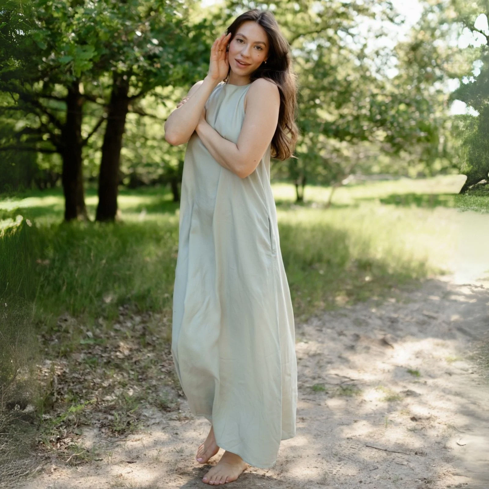 Fliessendes Kleid Thyra - Image 8