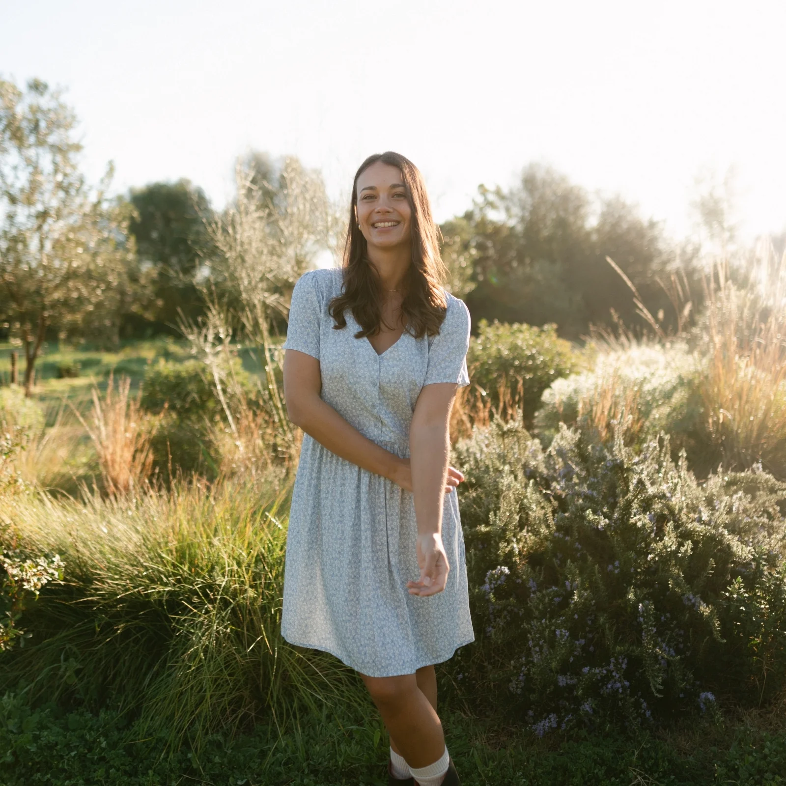 Mini Kleid Svante mit Blumenmuster - Image 19