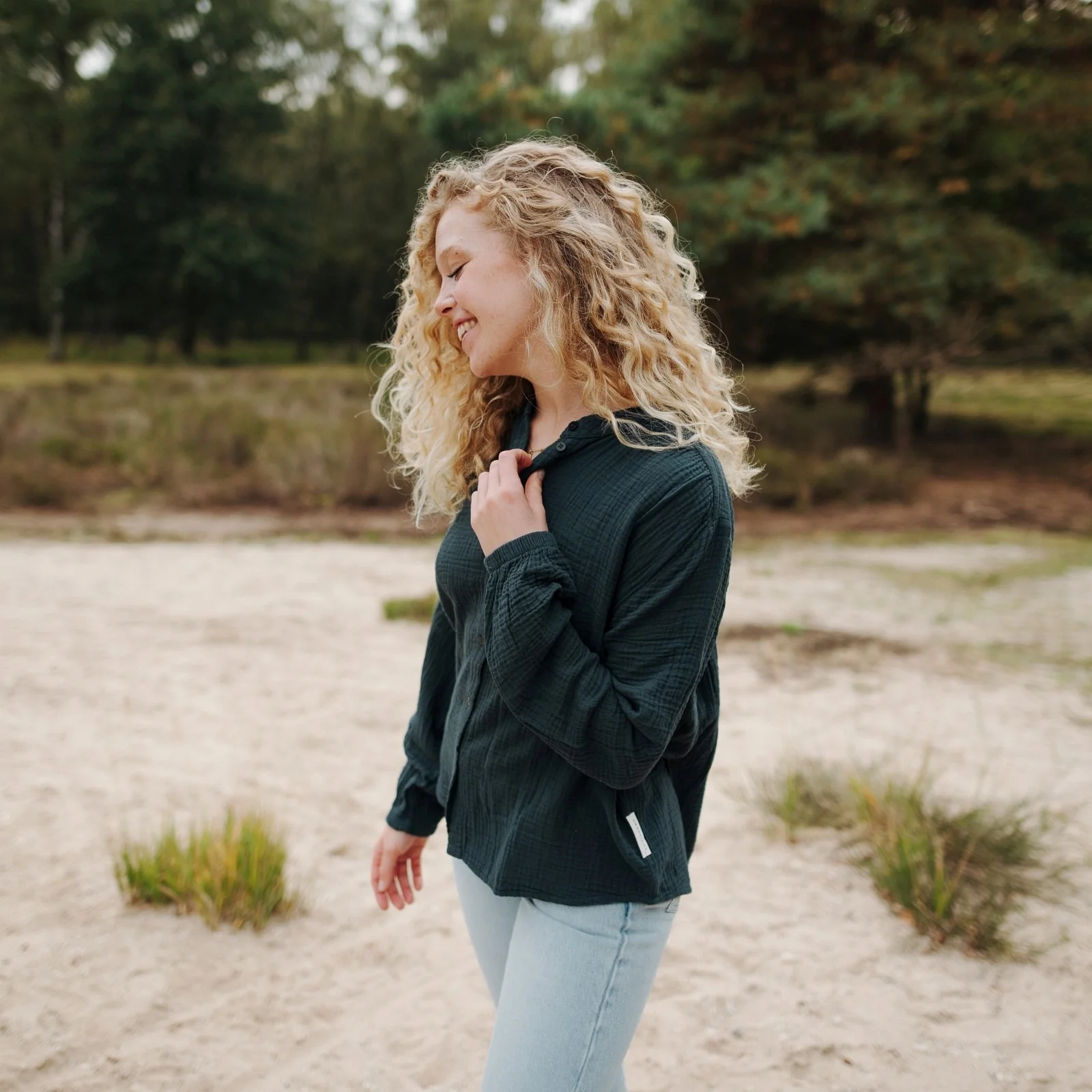 Musselin Bluse Clara - Image 11