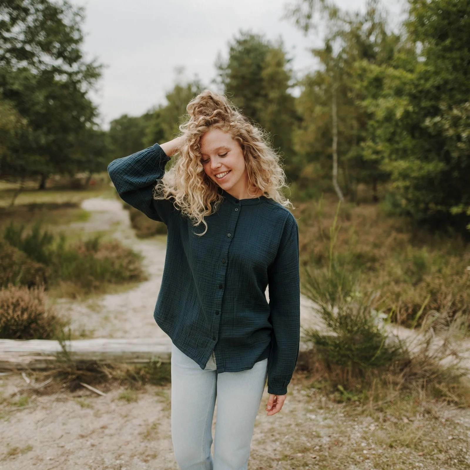 Musselin Bluse Clara - Image 2