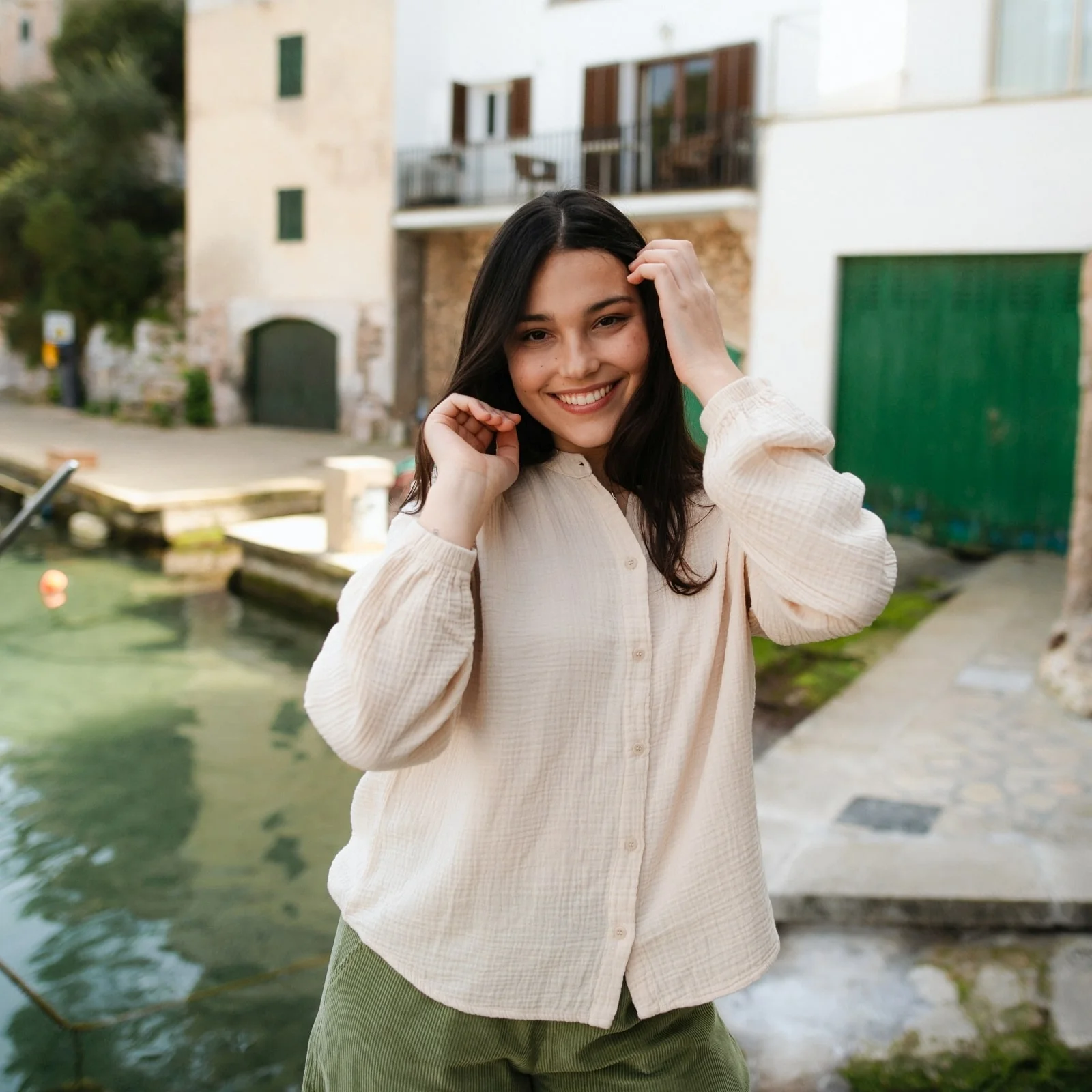 Musselin Bluse Clara - Image 10
