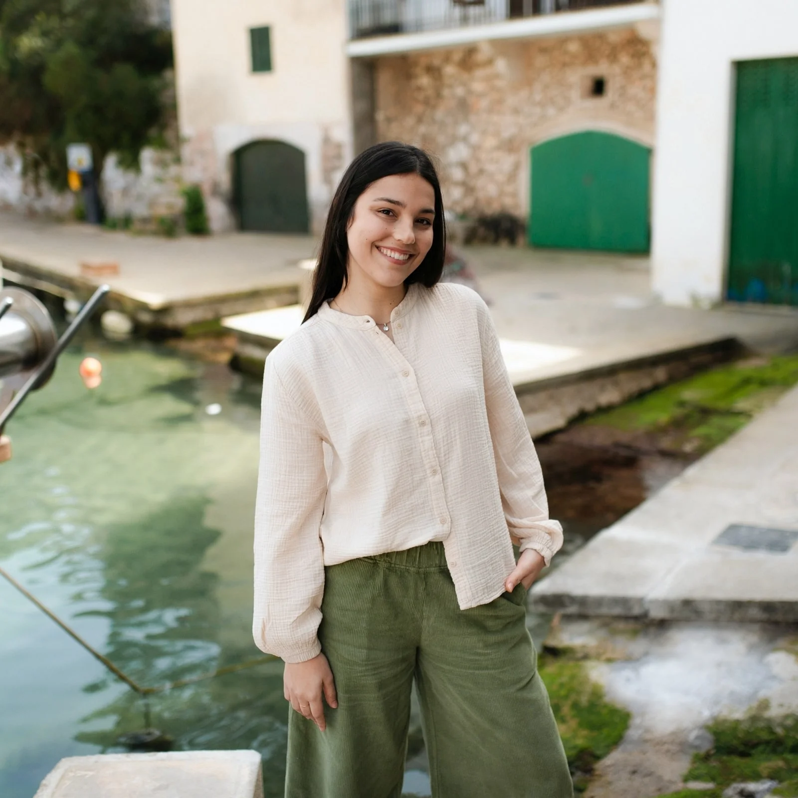 Musselin Bluse Clara - Image 13