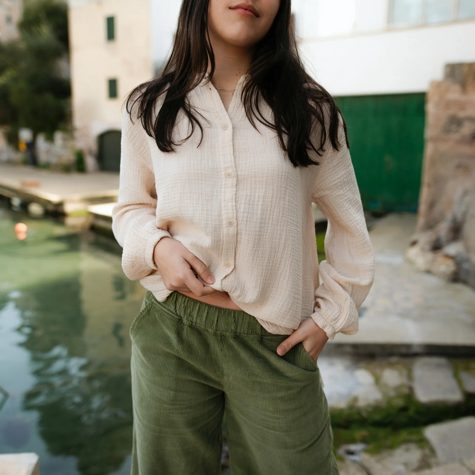 Musselin Bluse Clara - Image 15