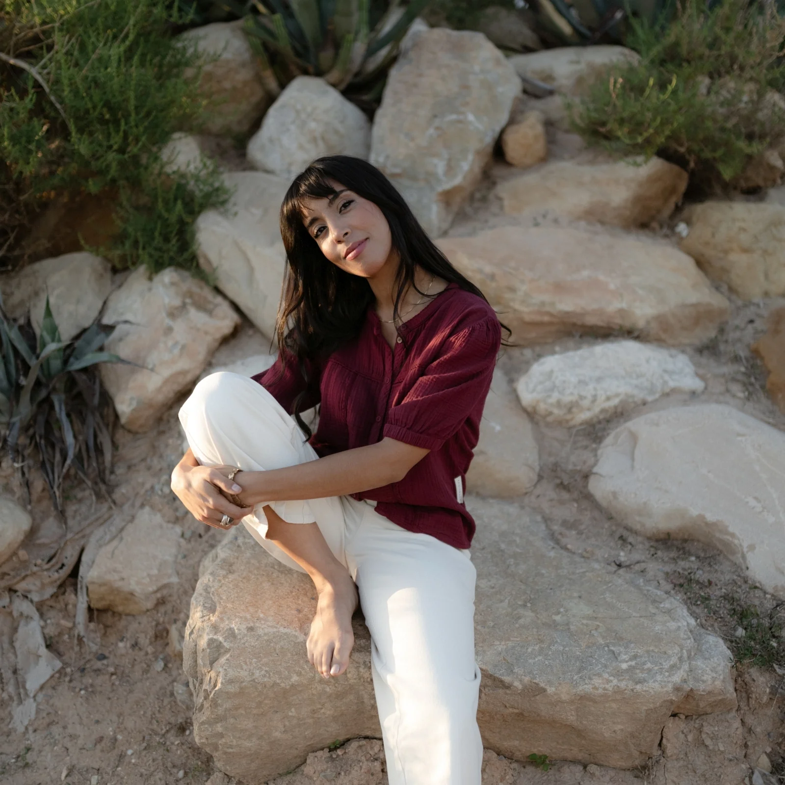 Musselin Bluse Emi - Image 16