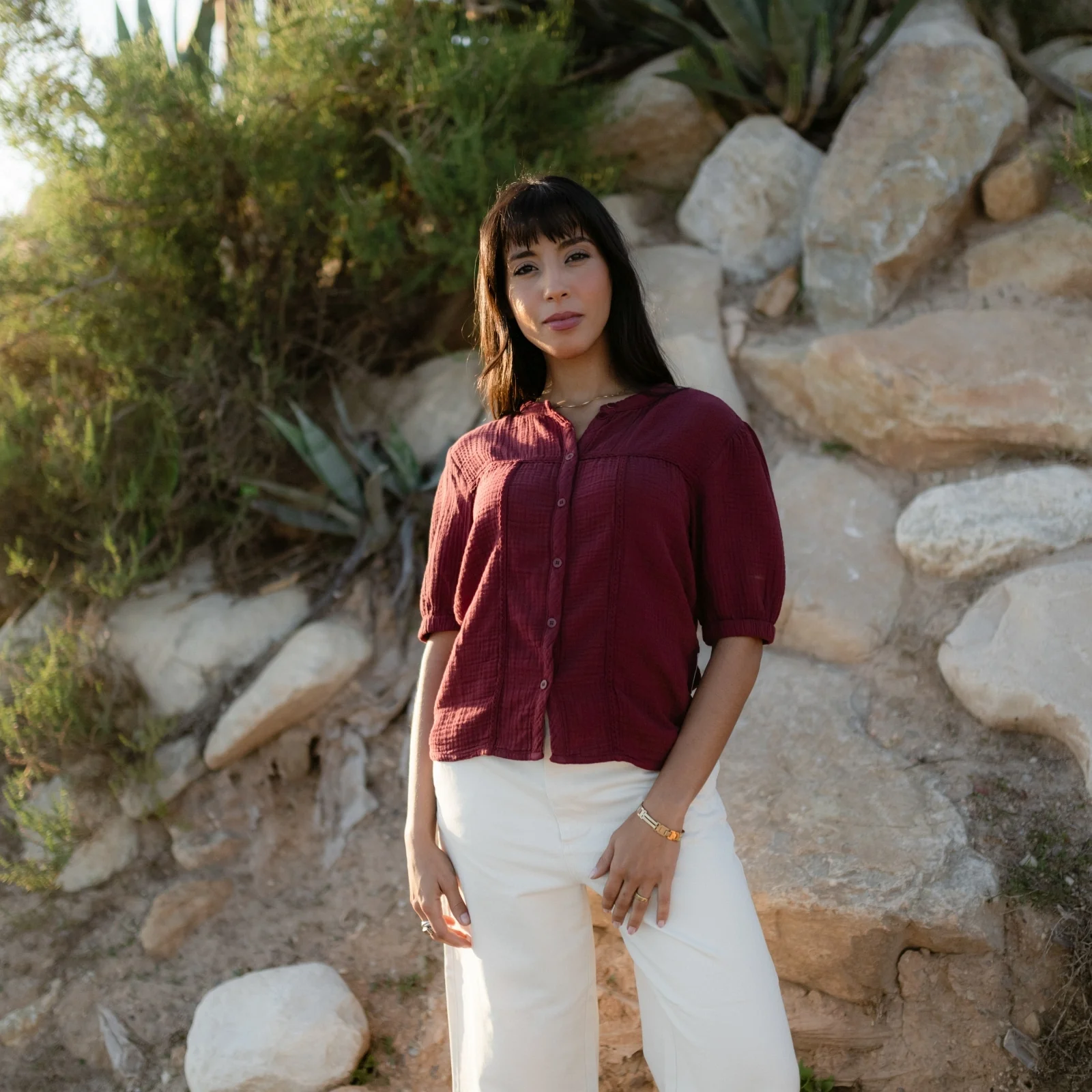 Musselin Bluse Emi - Image 6
