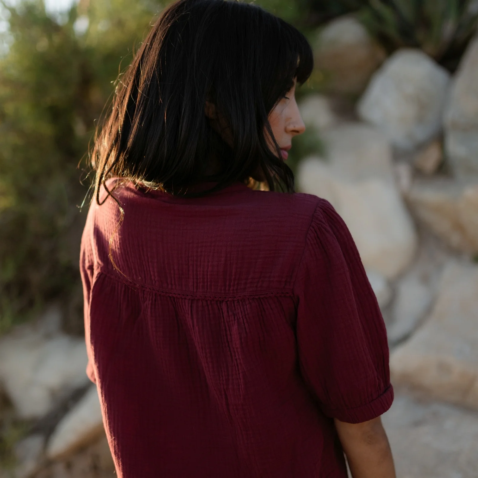 Musselin Bluse Emi - Image 8