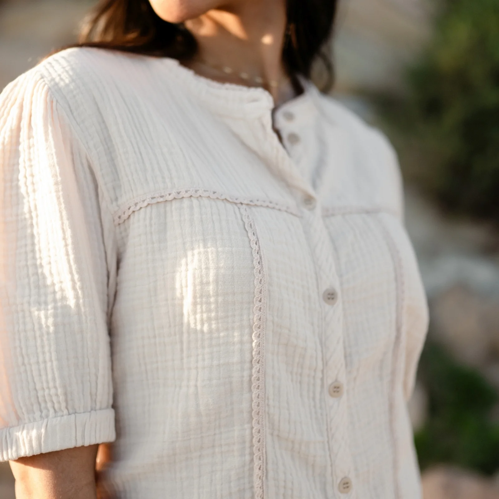 Musselin Bluse Emi - Image 11