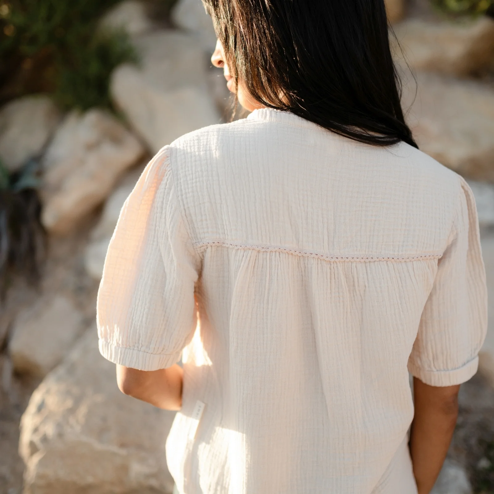 Musselin Bluse Emi - Image 12