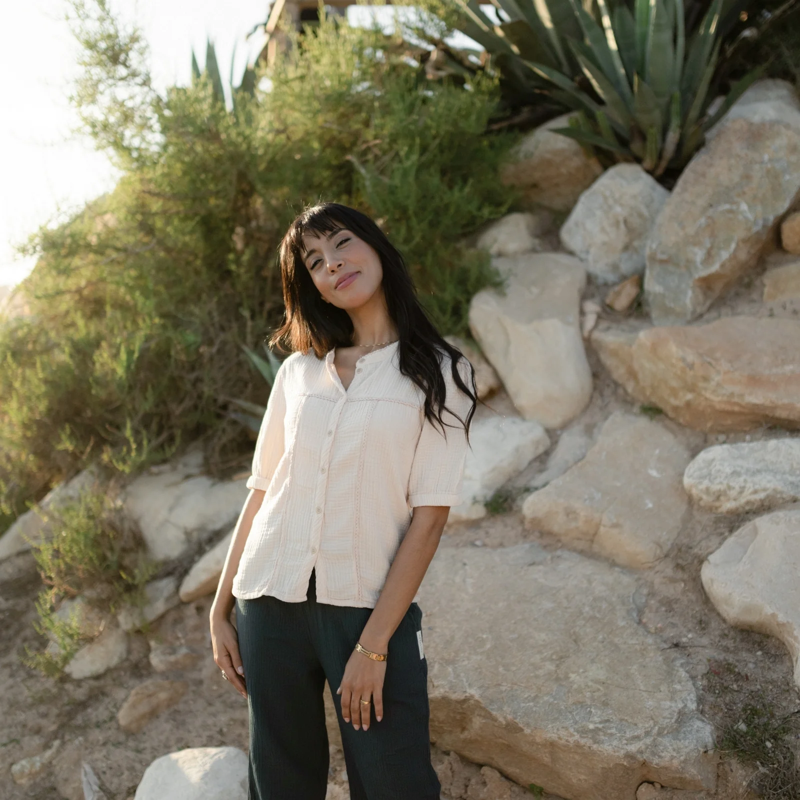 Musselin Bluse Emi - Image 14