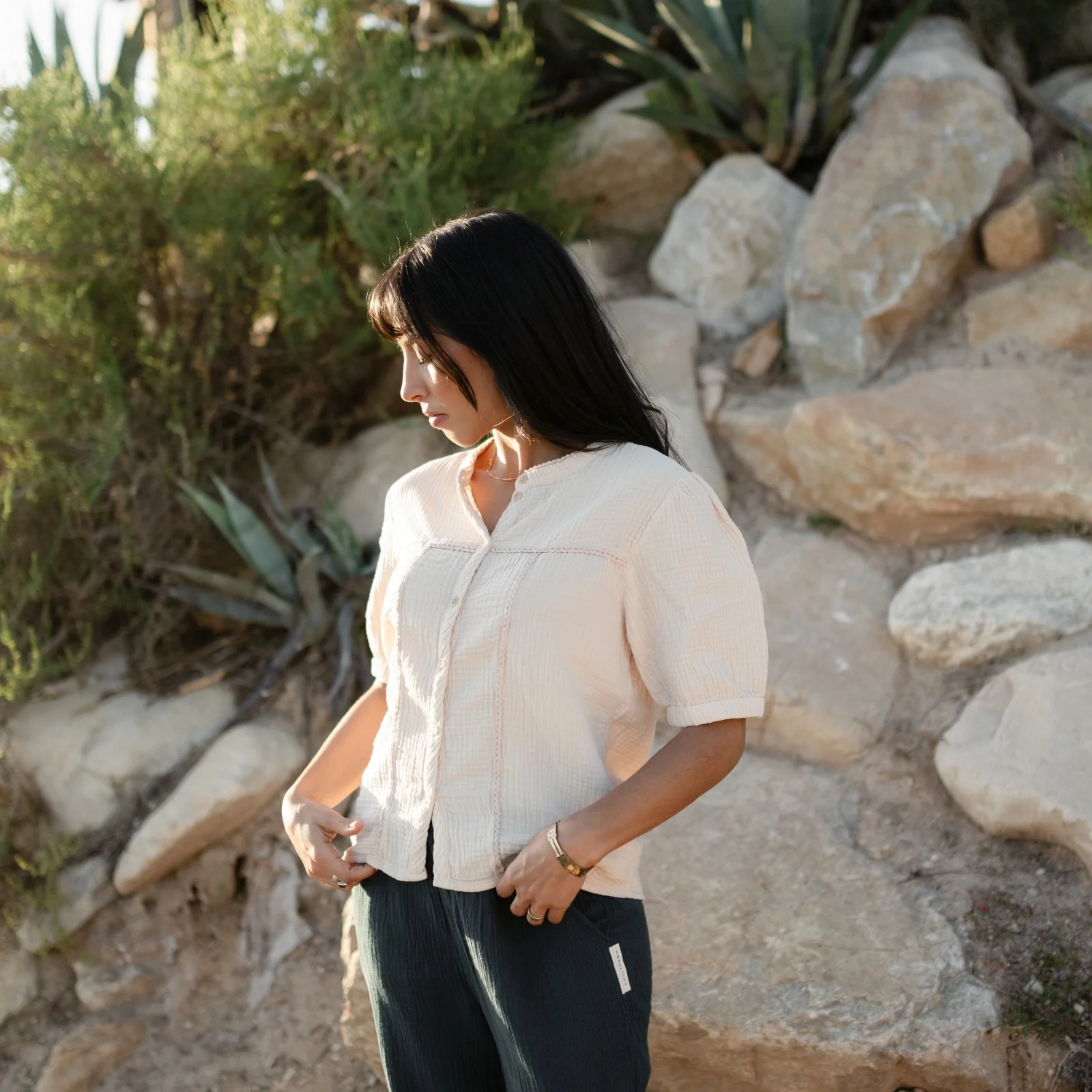 Musselin Bluse Emi - Image 19