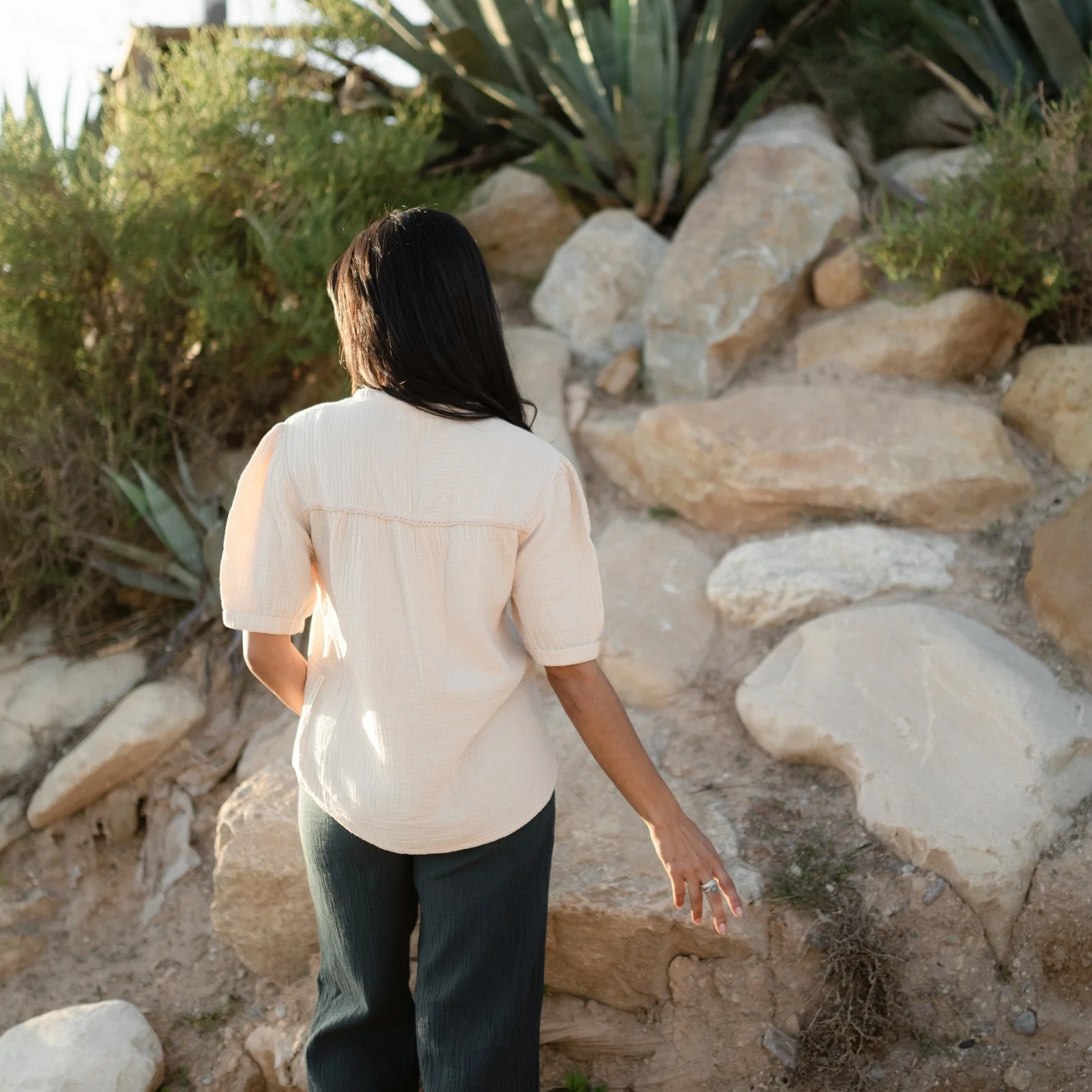 Musselin Bluse Emi - Image 21