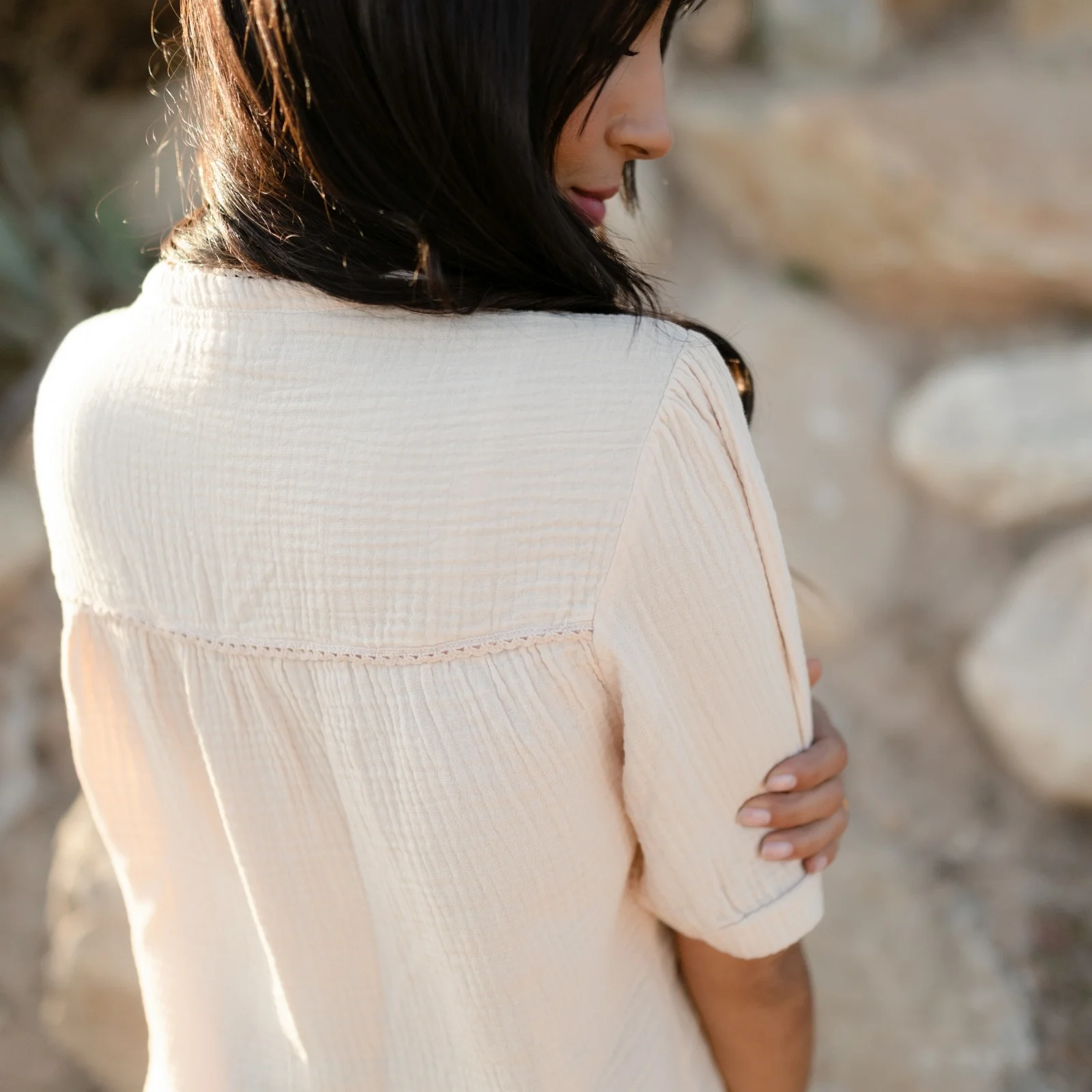 Musselin Bluse Emi - Image 5