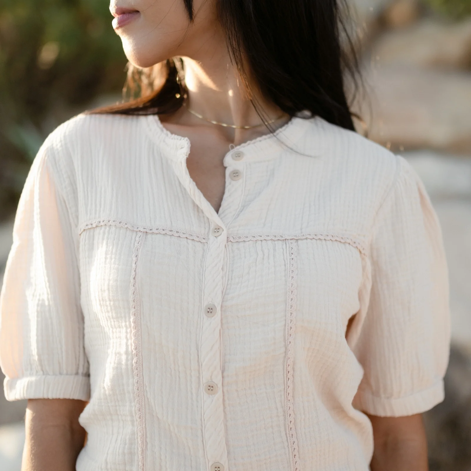 Musselin Bluse Emi - Image 8
