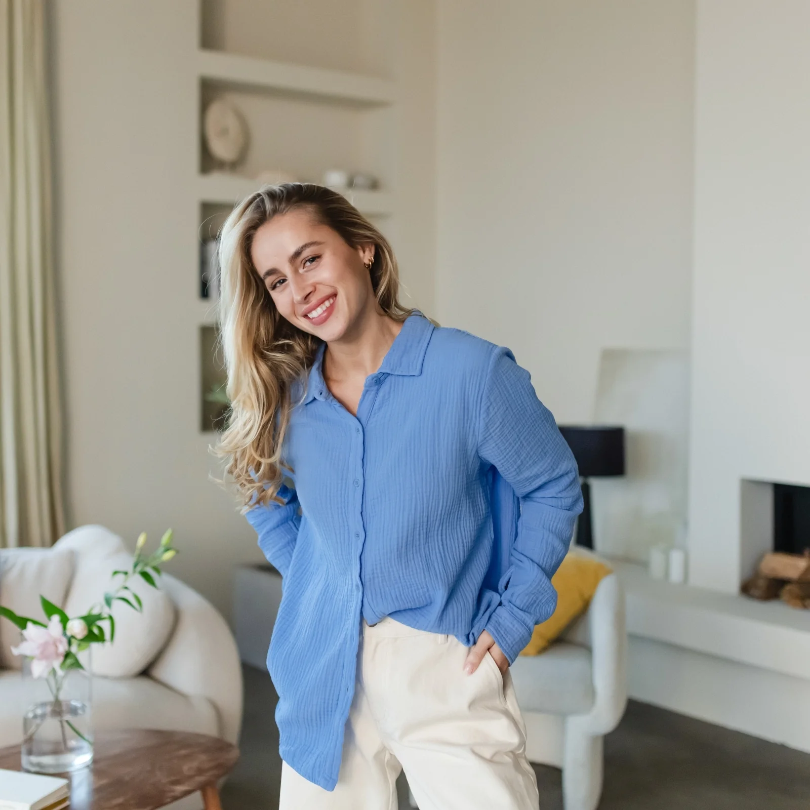 Musselin Bluse Fenja - Image 10