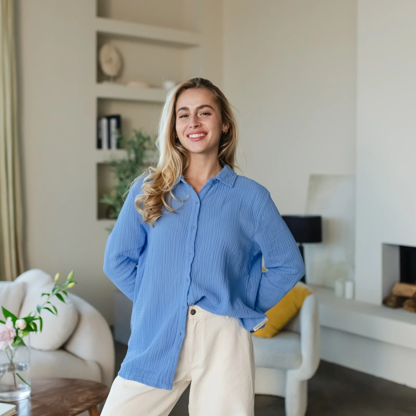 Musselin Bluse Fenja - Image 11