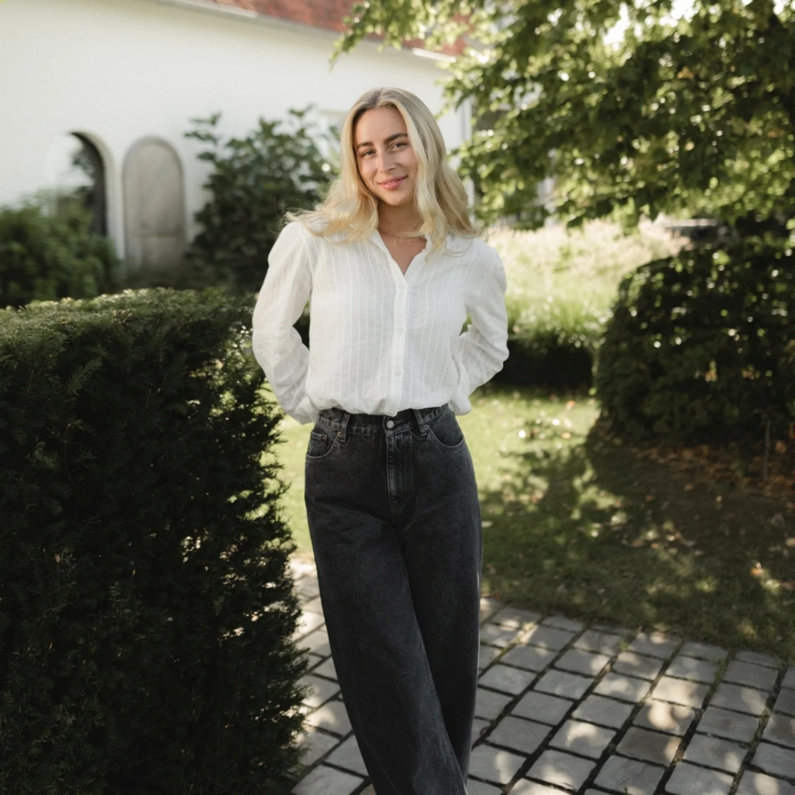 Rüschen Musselin Bluse Hilja - Image 16