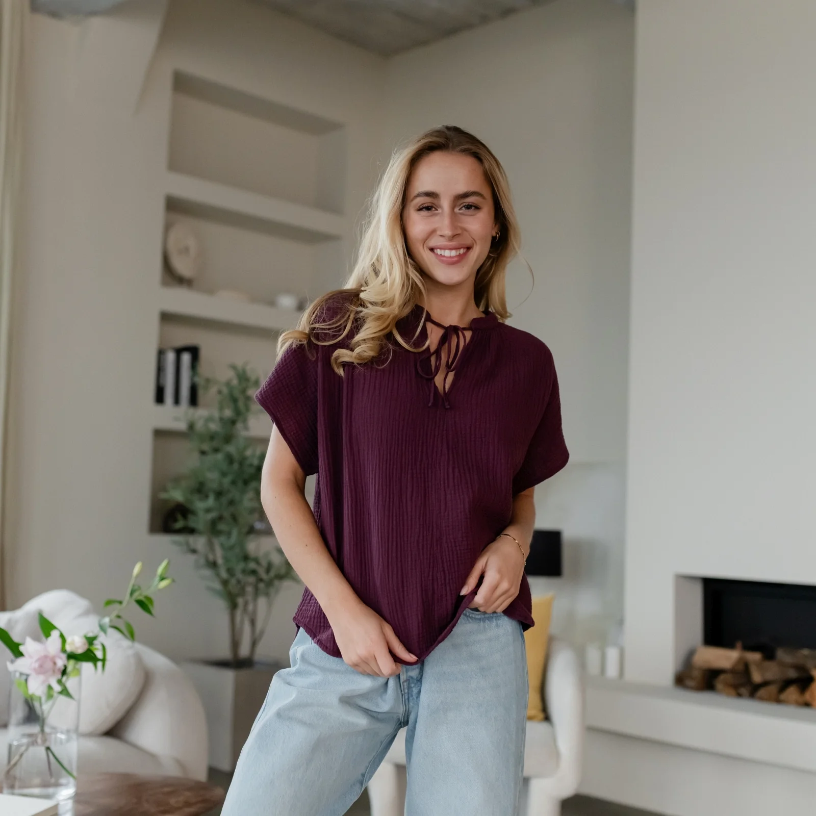 Musselin Bluse Telse - Image 7